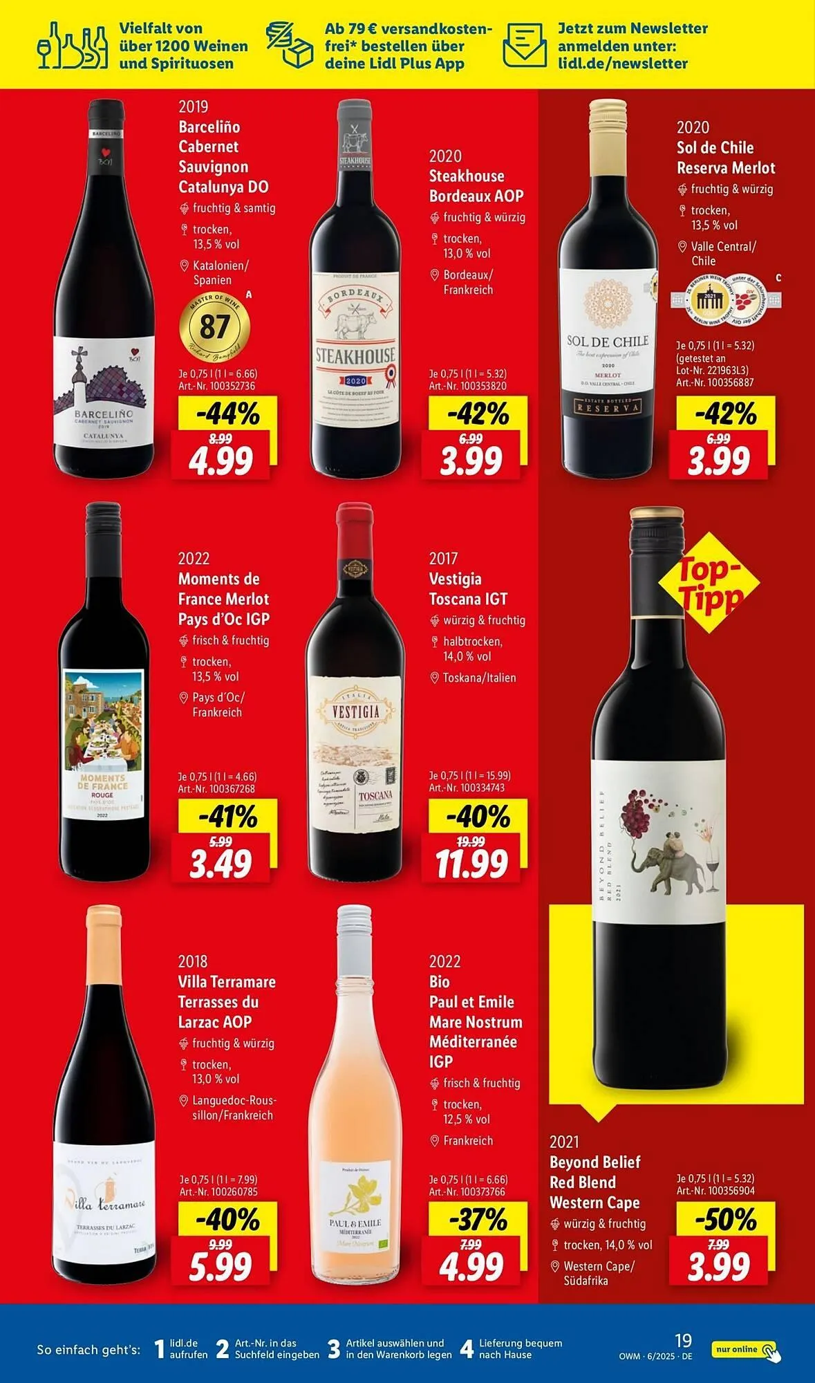 Lidl Prospekt von 1. Juni bis 30. Juni 2025 - Prospekt seite 19