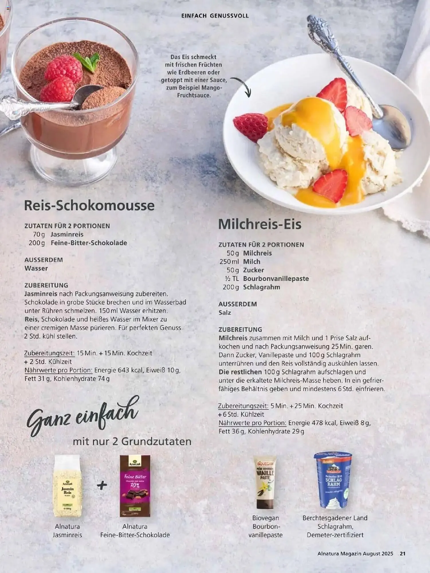 Alnatura Prospekt von 1. August bis 31. August 2025 - Prospekt seite 21