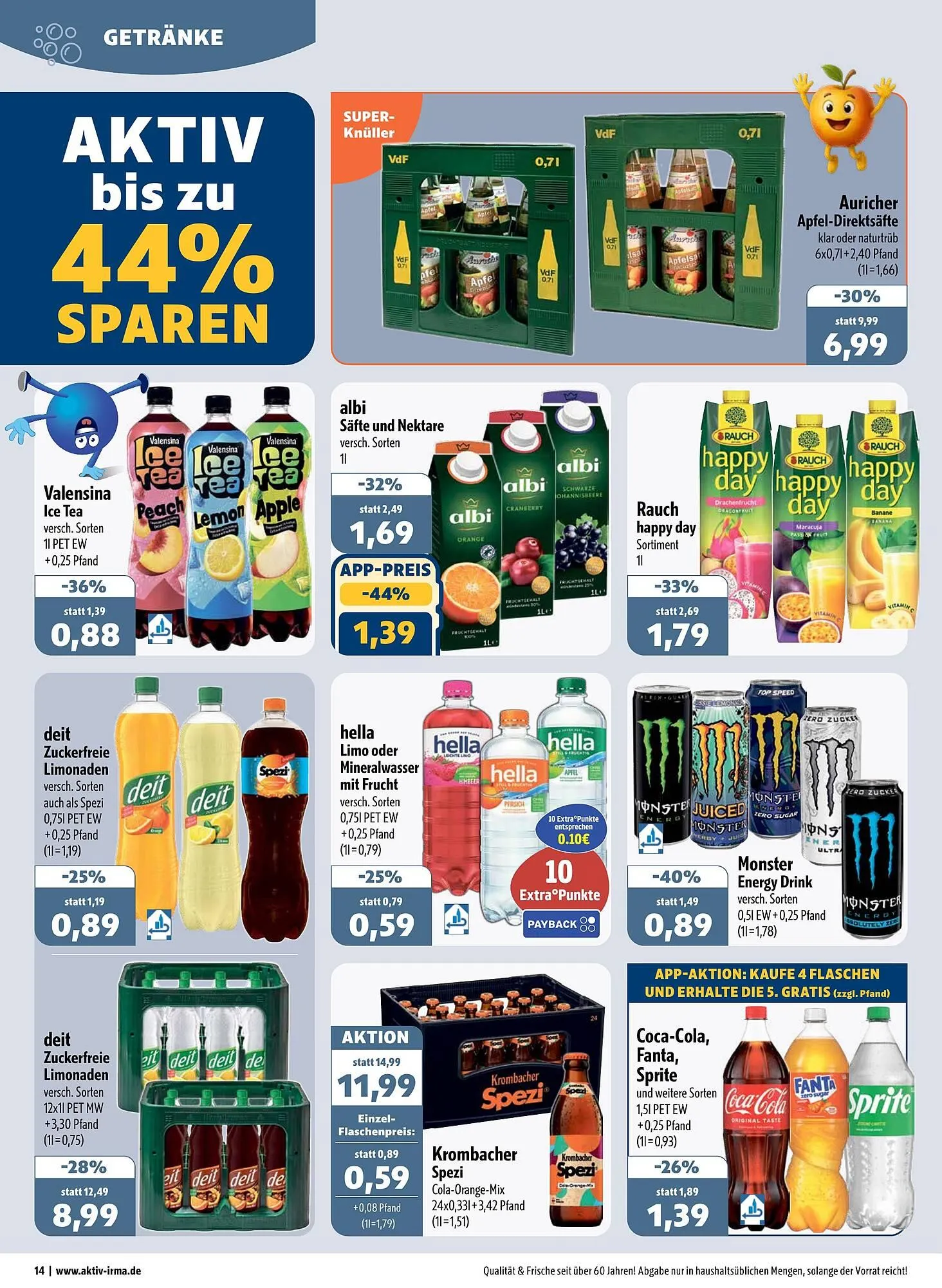 Aktiv Irma Prospekt von 10. November bis 15. November 2025 - Prospekt seite 14