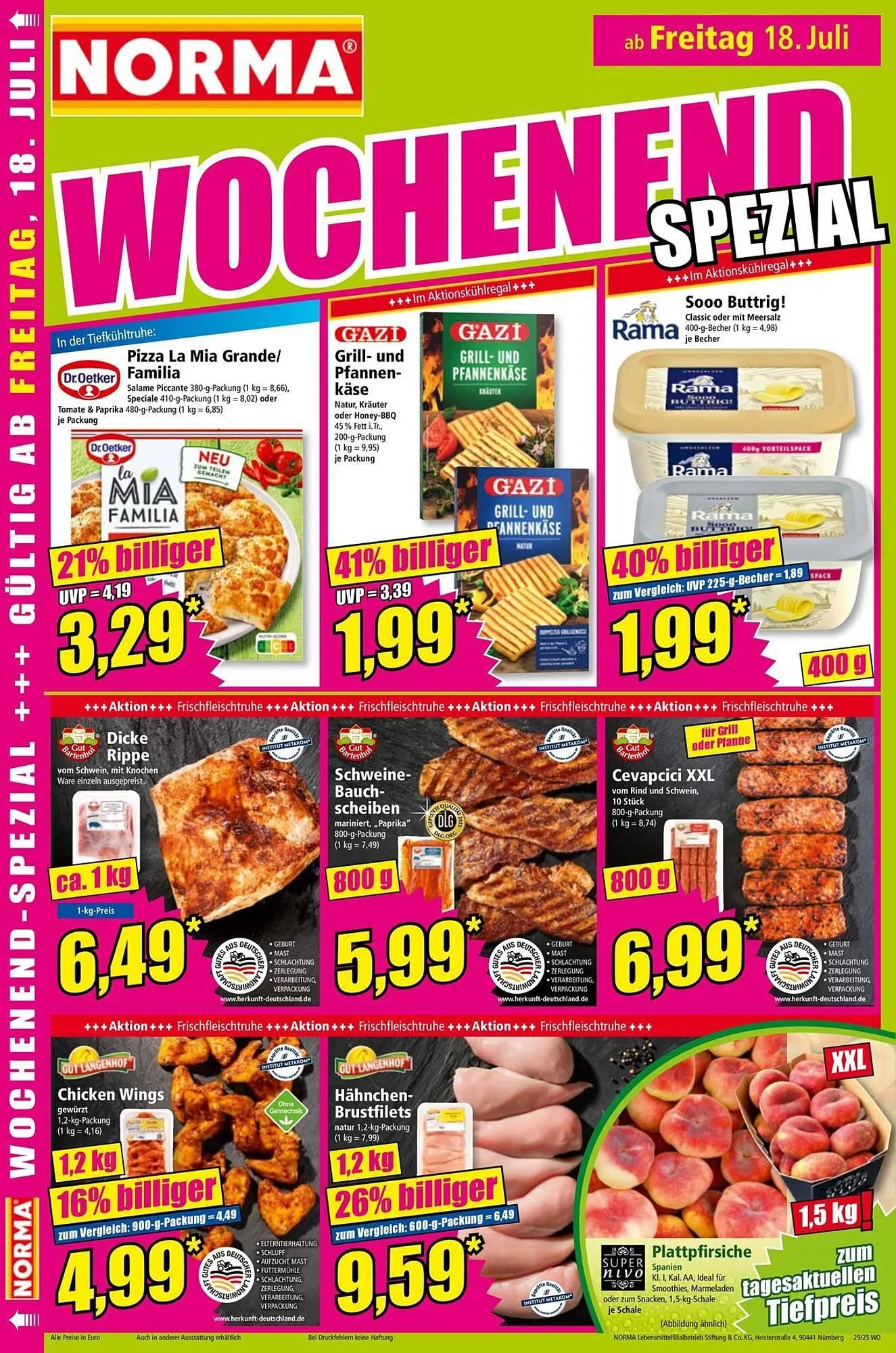 Norma Prospekt von 14. Juli bis 20. Juli 2025 - Prospekt seite 18
