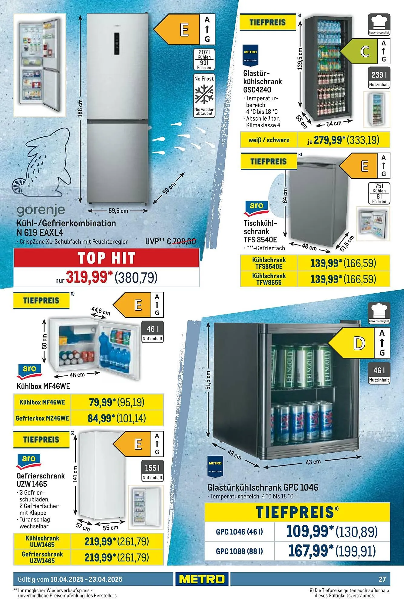 METRO Prospekt von 10. April bis 23. April 2025 - Prospekt seite 27