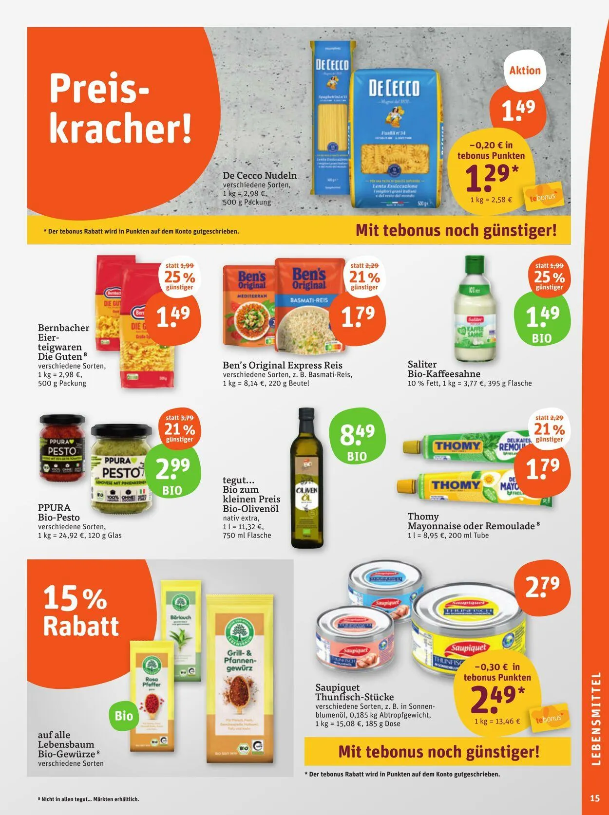 Tegut Aktueller Prospekt von 5. Mai bis 11. Mai 2025 - Prospekt seite 17