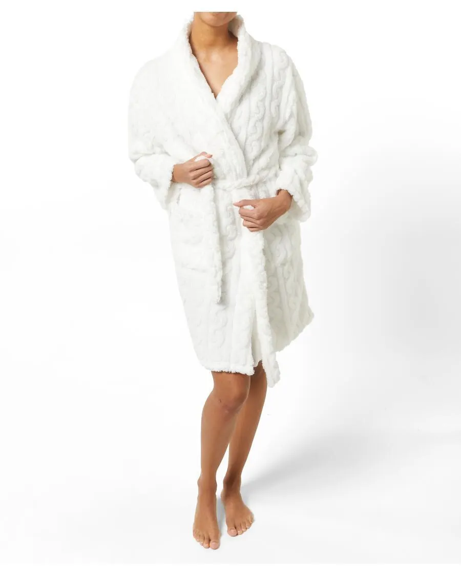 Kuscheliger Fleece-Bademantel