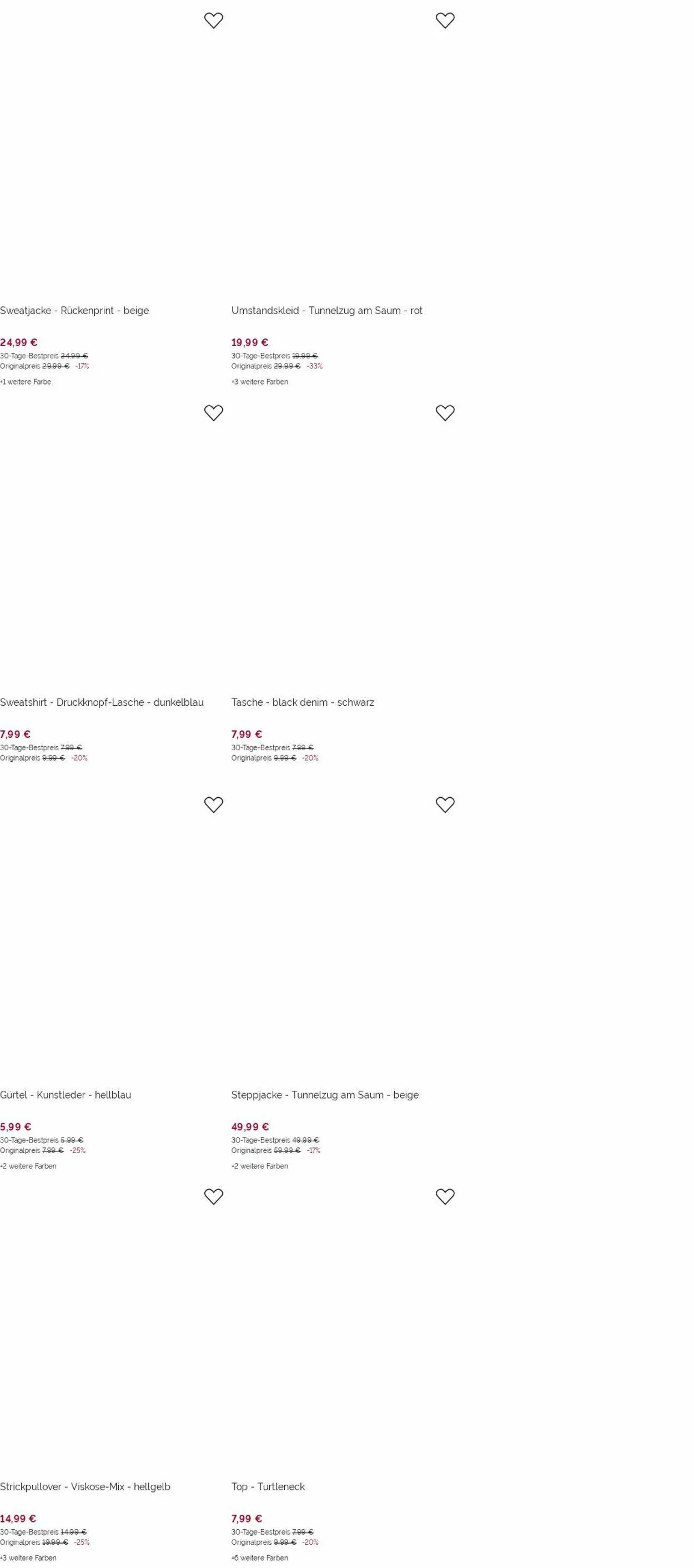 Takko Fashion Aktueller Prospekt von 28. April bis 4. Mai 2025 - Prospekt seite 25