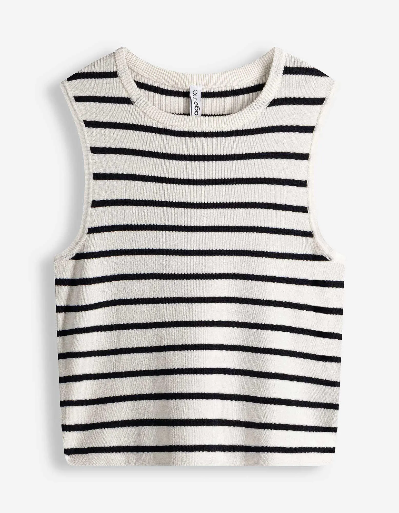 Stricktop - Viskose-Anteil - dunkelblau