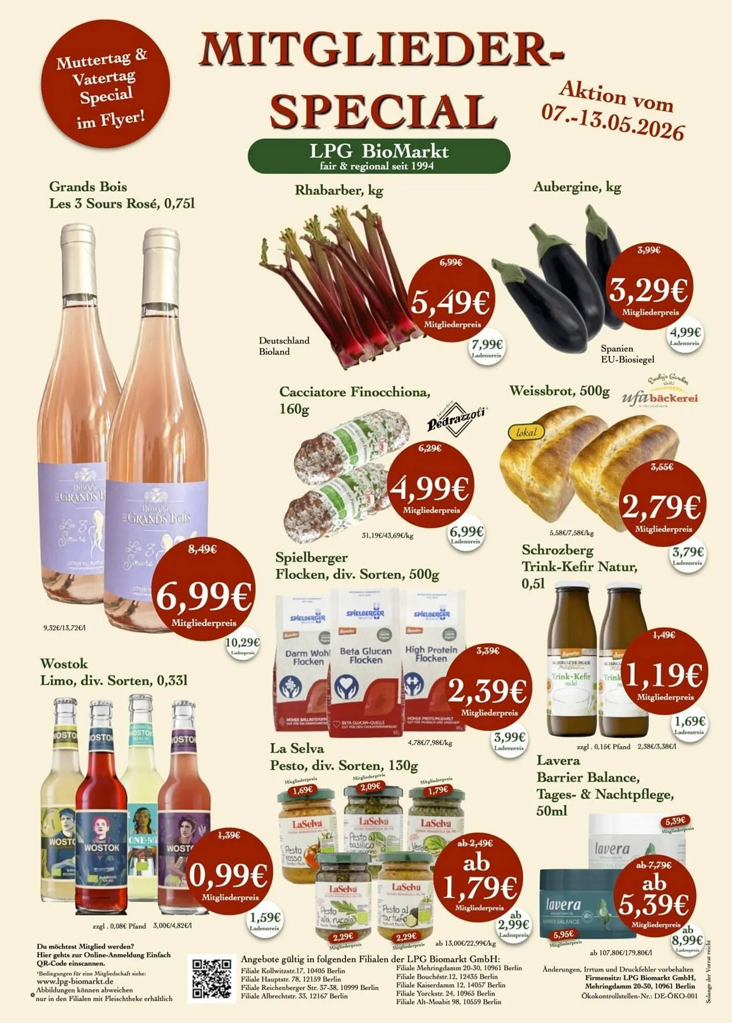 LPG Biomarkt Prospekt von 7. Mai bis 13. Mai 2026 - Prospekt seite 1