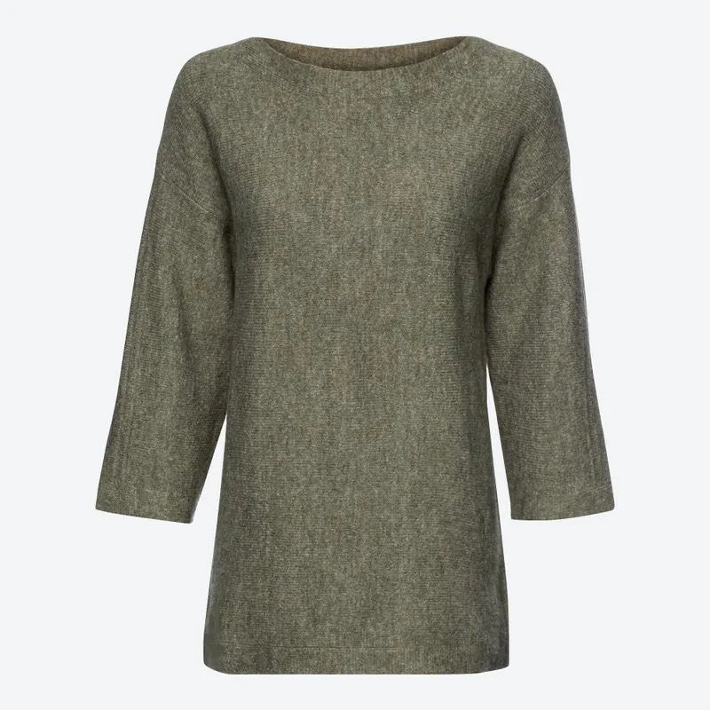 Damen-Pullover mit U-Boot-Ausschnitt