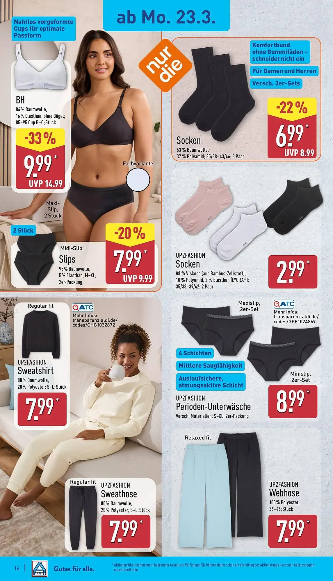 Aldi Nord Prospekt von 23. März bis 28. März 2026 - Prospekt seite 20