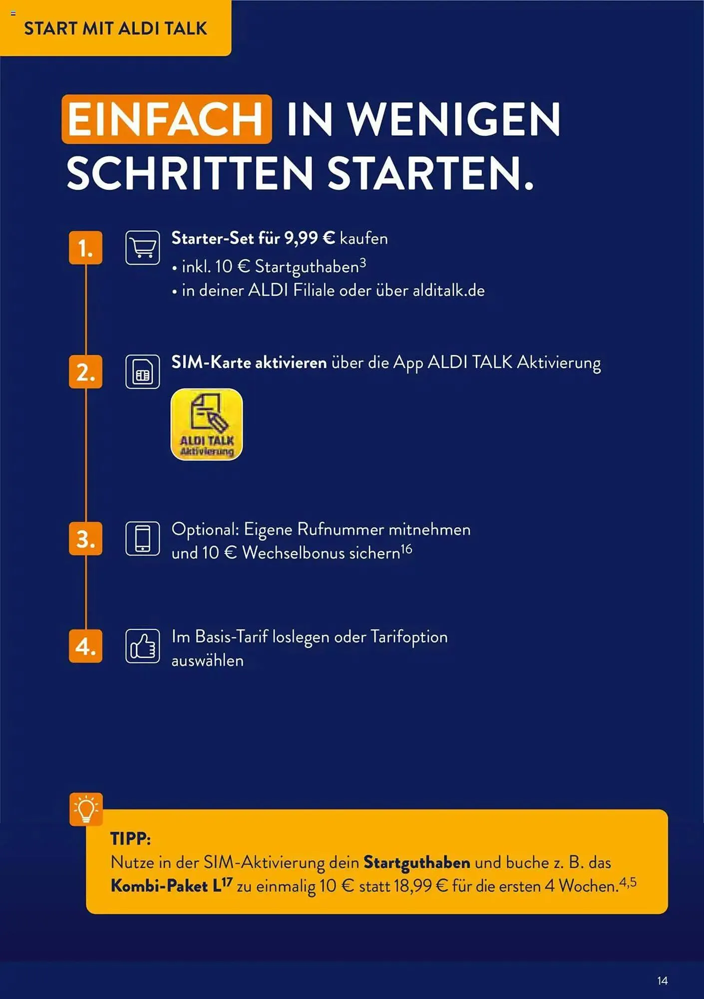 Aldi Nord Prospekt von 24. April bis 30. Mai 2025 - Prospekt seite 14