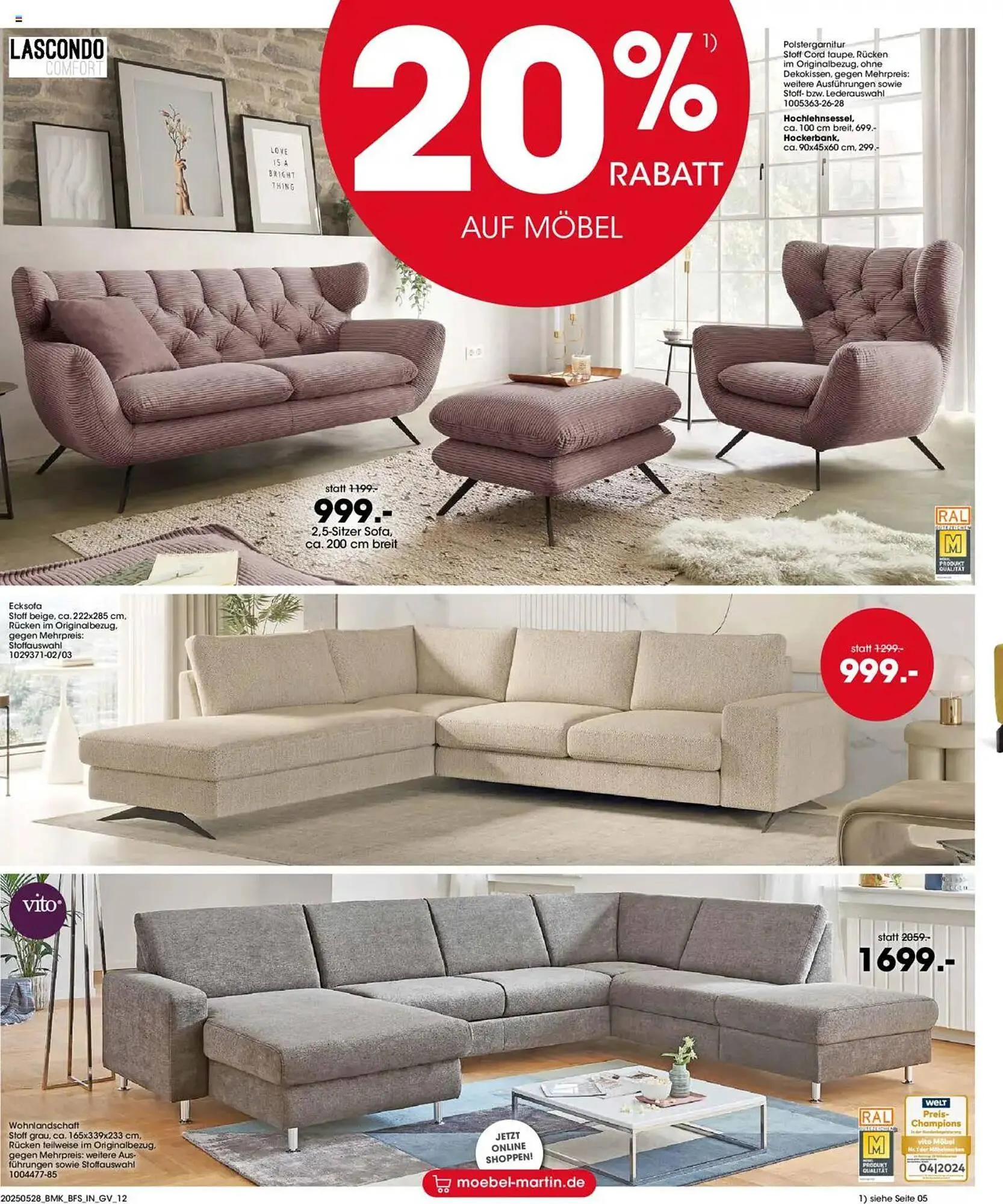 Möbel Martin Prospekt von 28. Mai bis 24. Juni 2025 - Prospekt seite 12