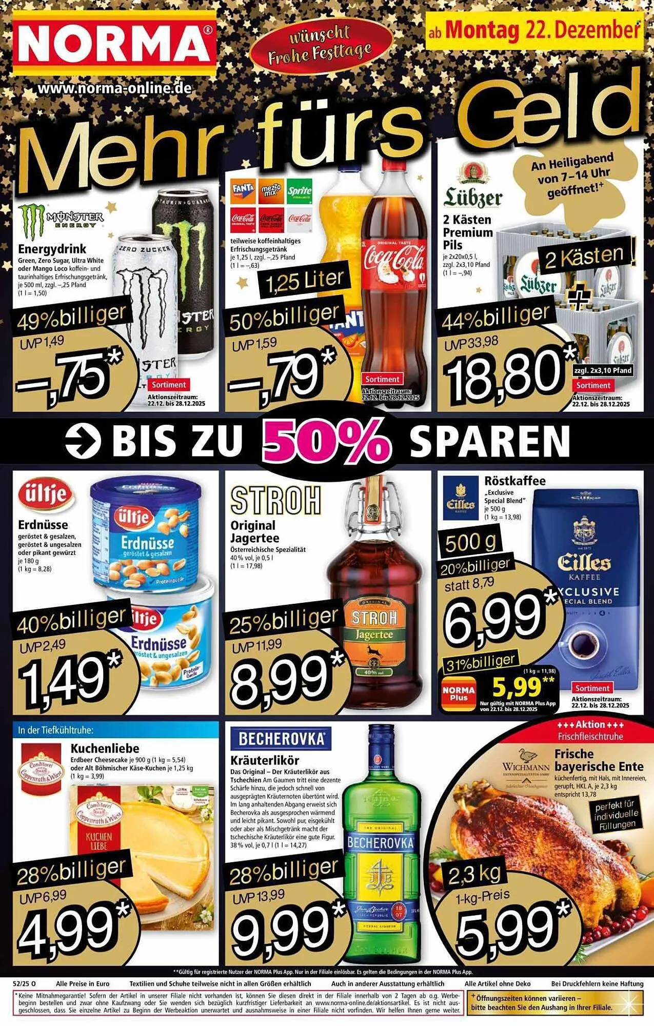 Norma Prospekt von 22. Dezember bis 28. Dezember 2025 - Prospekt seite 1