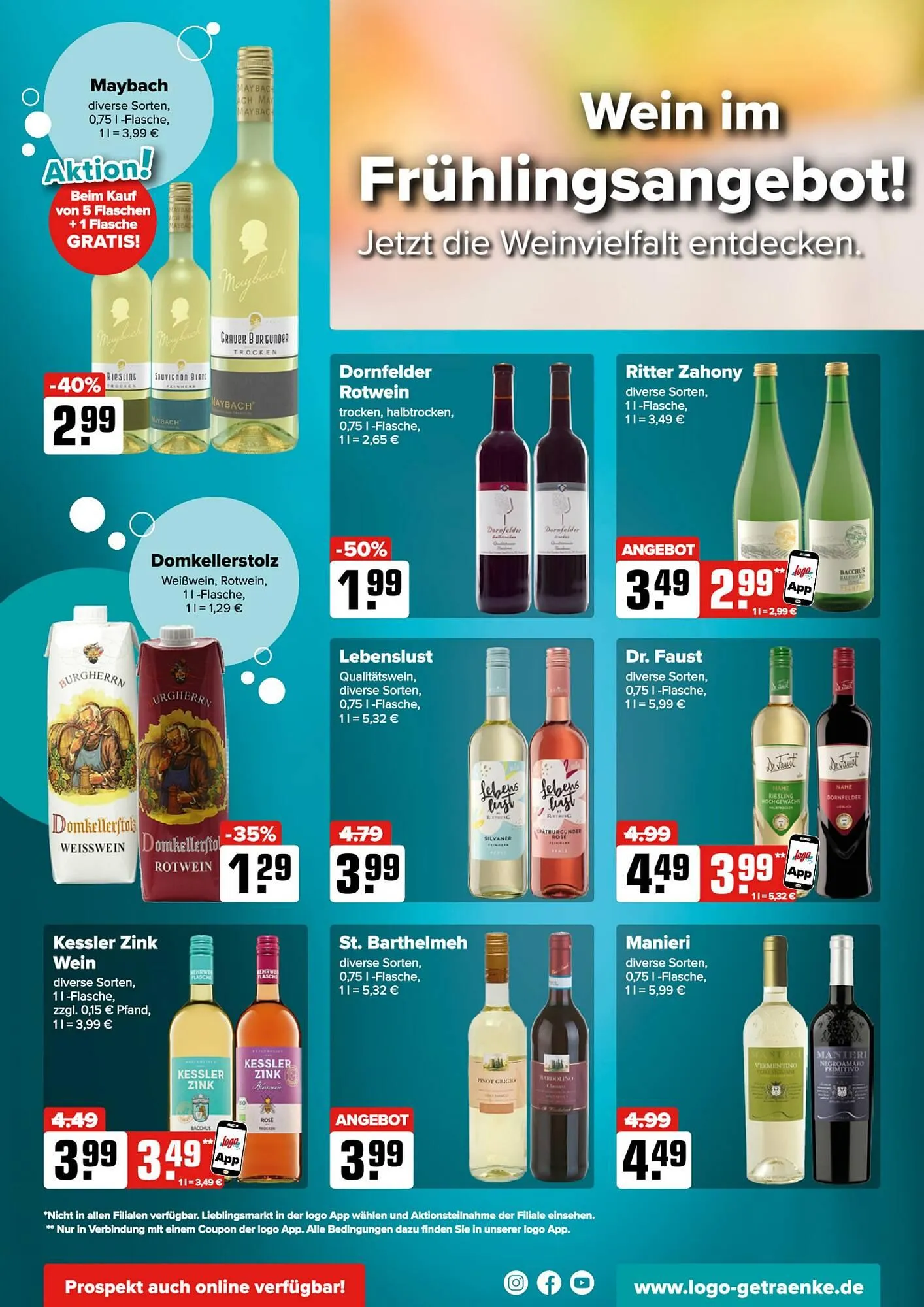 Logo Getränkemarkt Prospekt von 13. April bis 18. April 2026 - Prospekt seite 6