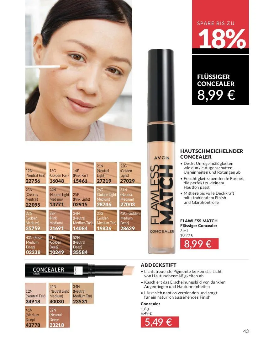 Avon Aktueller Prospekt von 4. Juni bis 18. Juni 2025 - Prospekt seite 43
