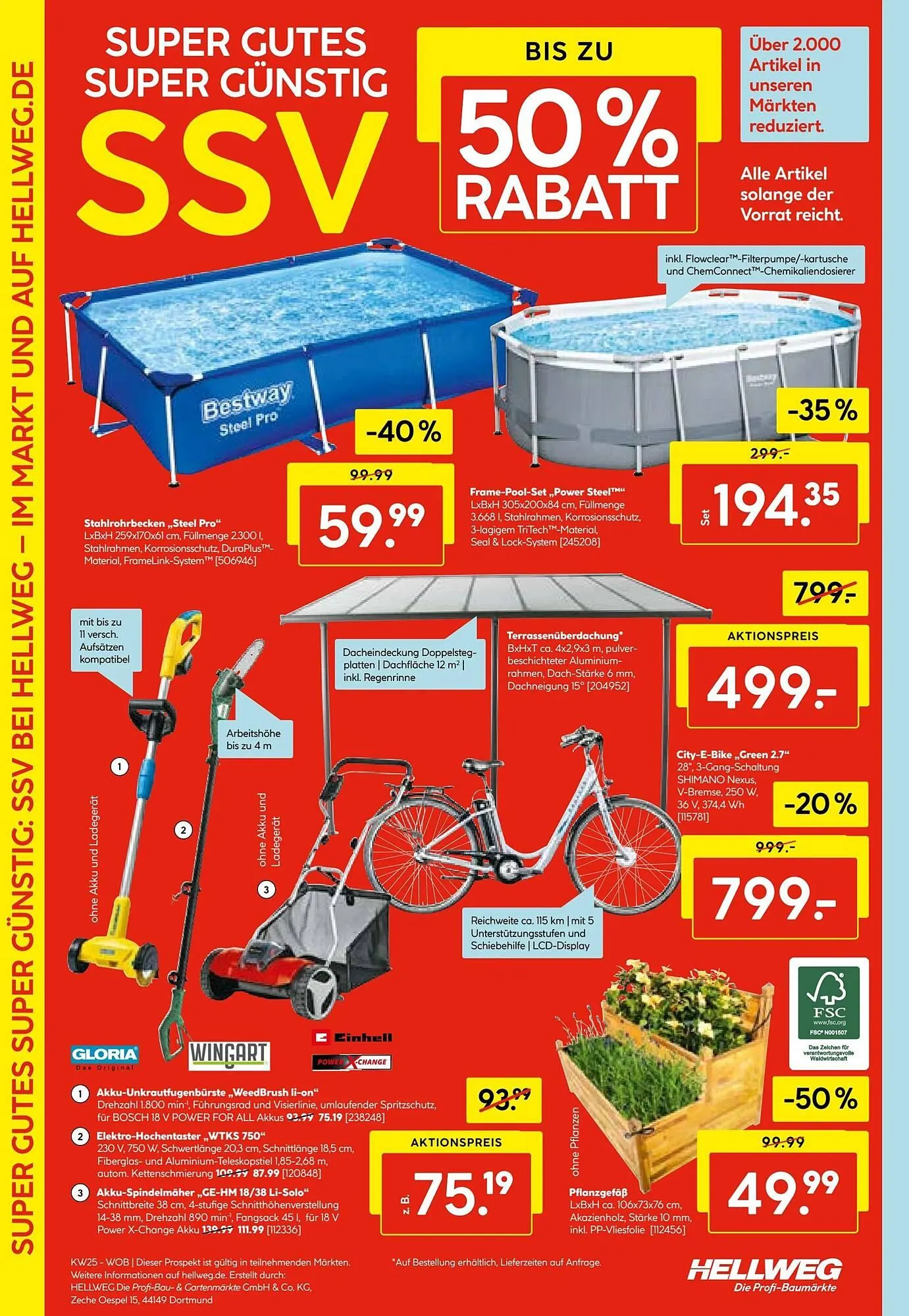 Hellweg Prospekt von 16. Juni bis 21. Juni 2025 - Prospekt seite 12