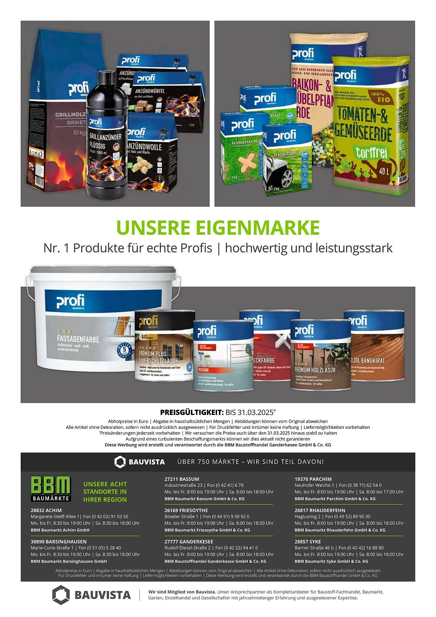 BBM Baumarkt Prospekt von 20. April bis 31. Dezember 2025 - Prospekt seite 260