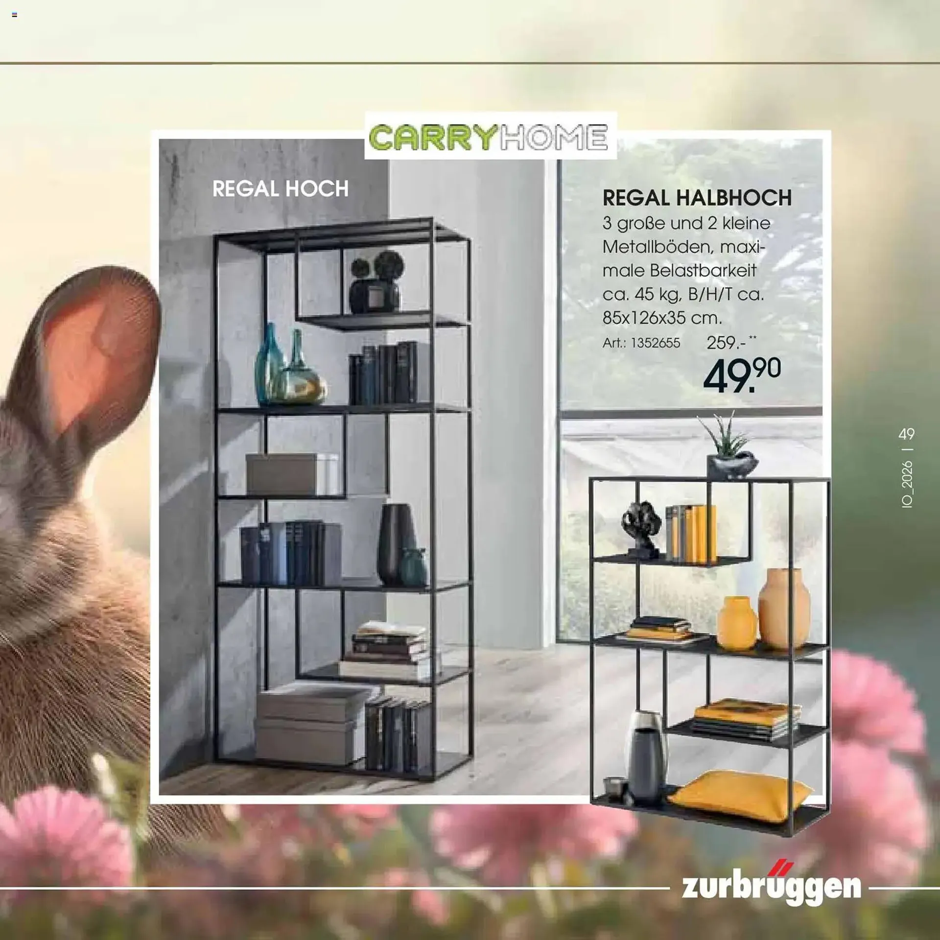 Zurbrüggen Prospekt von 23. März bis 11. April 2026 - Prospekt seite 49