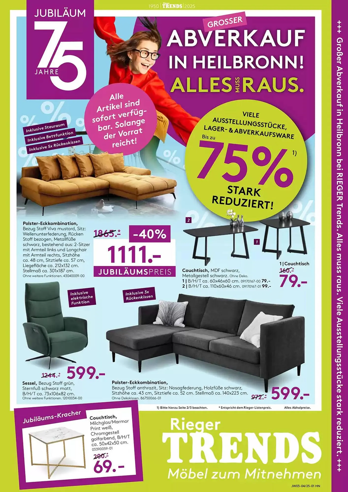 Möbel Rieger Prospekt - 1