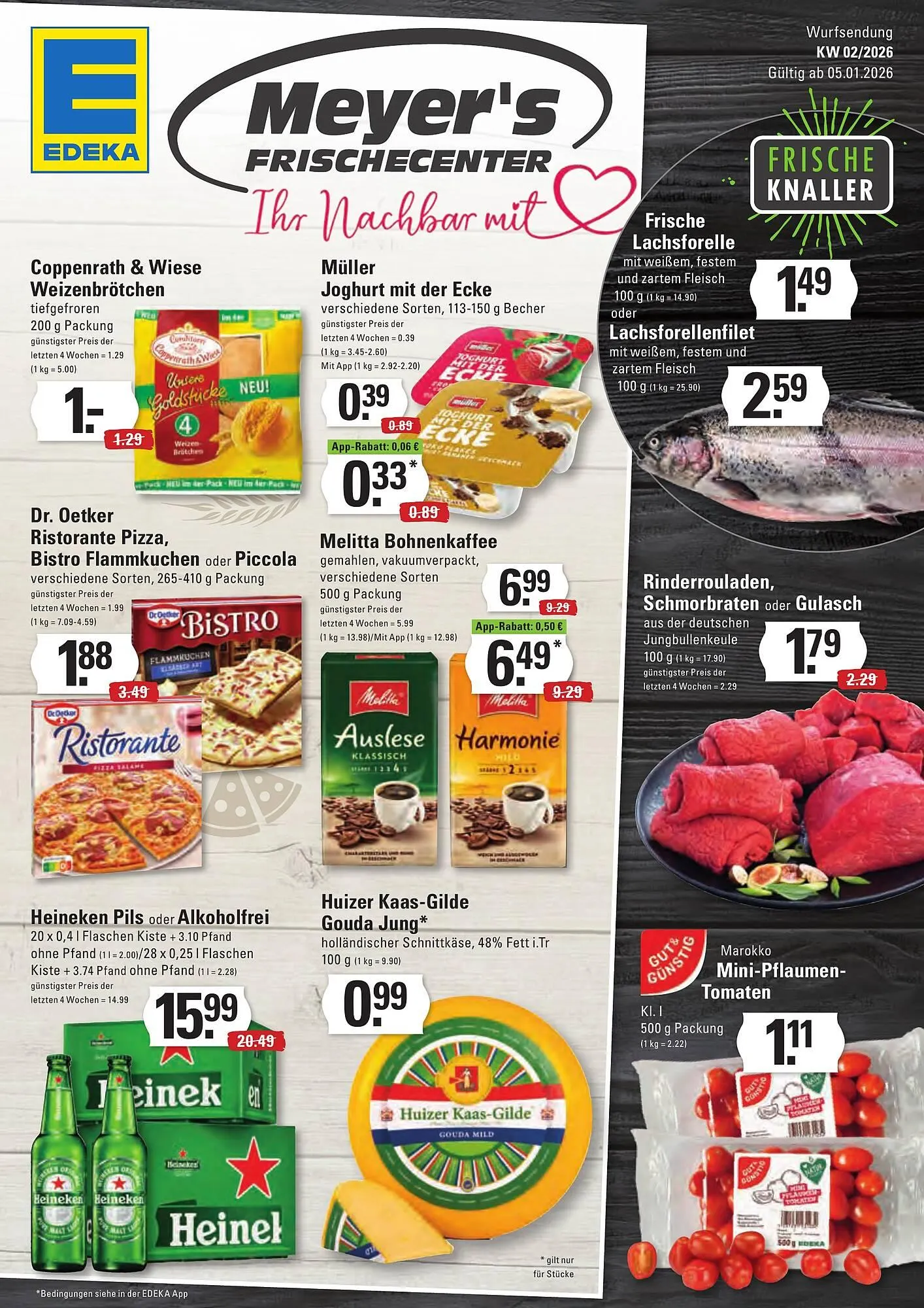 Meyer's Frischemarkt Prospekt von 5. Januar bis 10. Januar 2026 - Prospekt seite 1