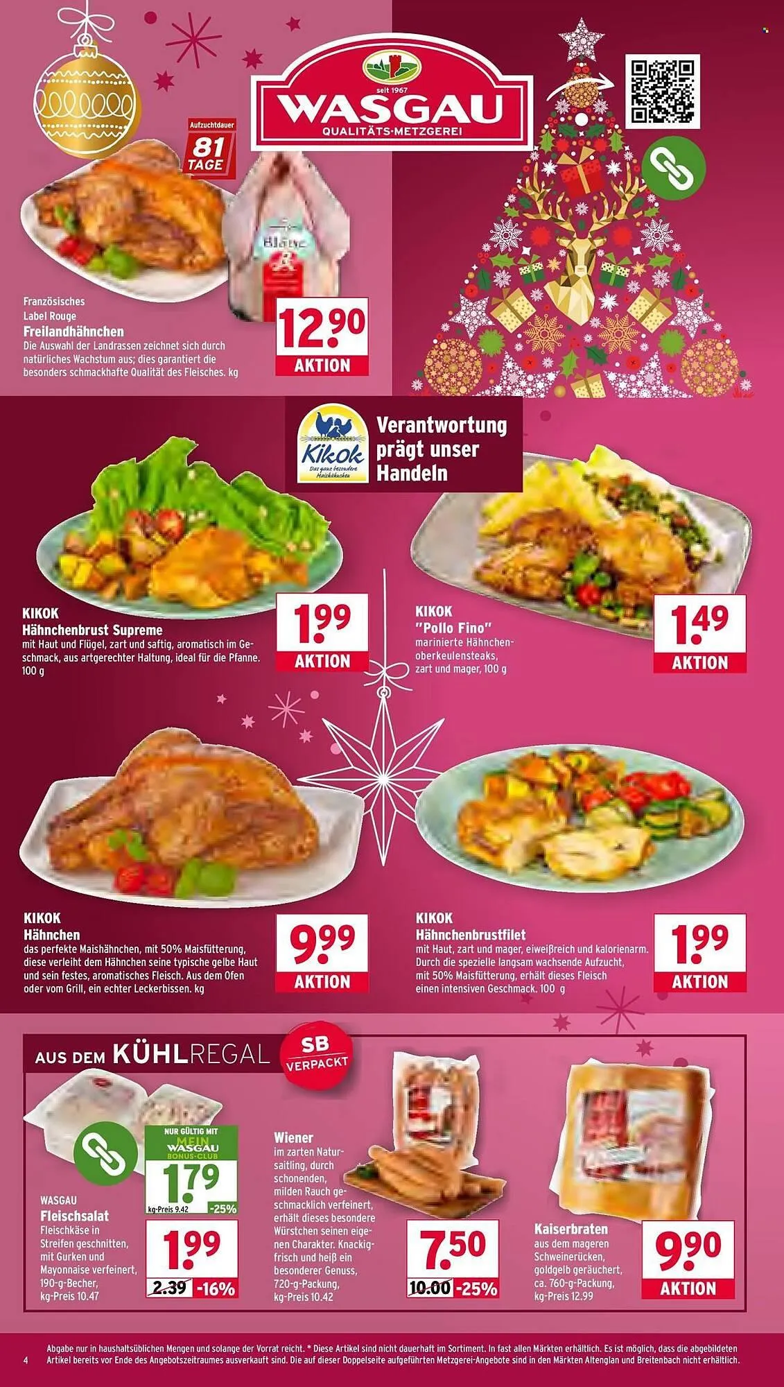 Wasgau Prospekt von 15. Dezember bis 20. Dezember 2025 - Prospekt seite 4