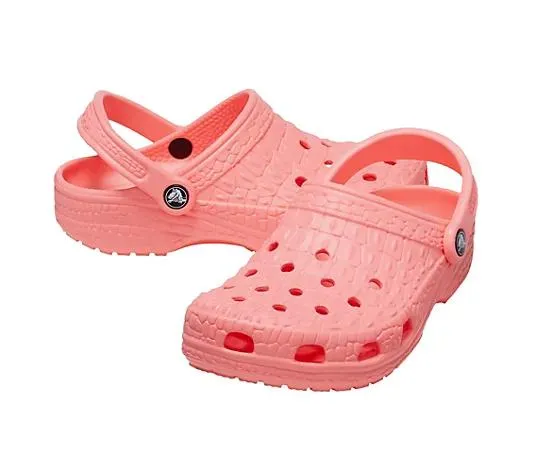 CROCS™ Damen-Clog Classic Crocskin ultraleicht Fersenriemen