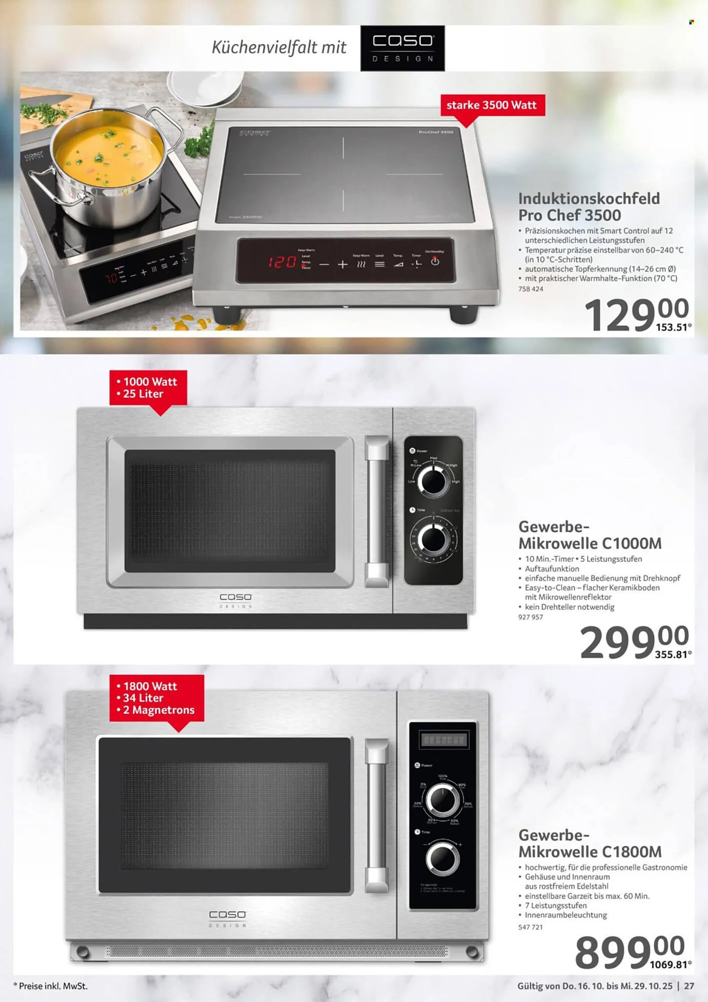 Selgros Prospekt von 16. Oktober bis 29. Oktober 2025 - Prospekt seite 27