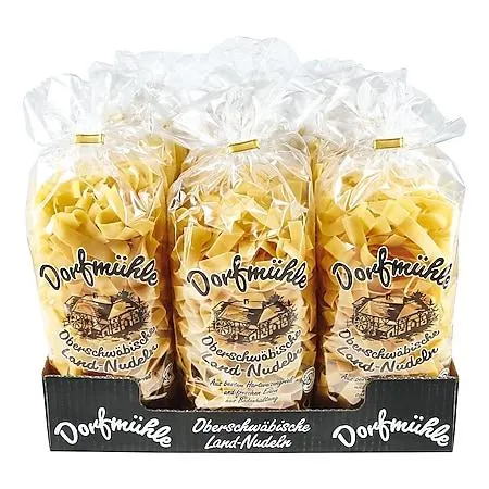 Dorfmühle Bandnudeln 500 g, 12er Pack