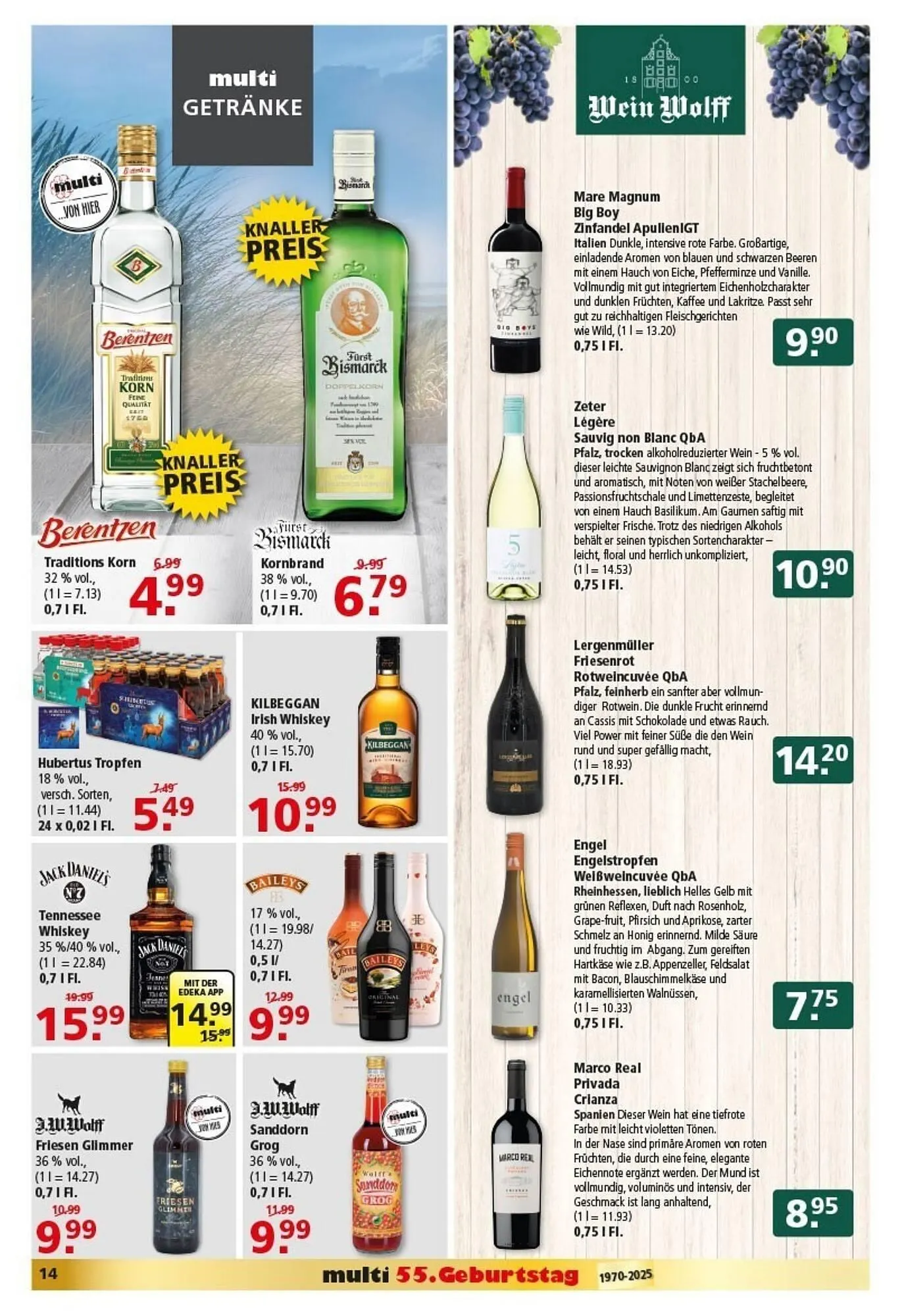 Multi Markt Prospekt von 17. November bis 22. November 2025 - Prospekt seite 14