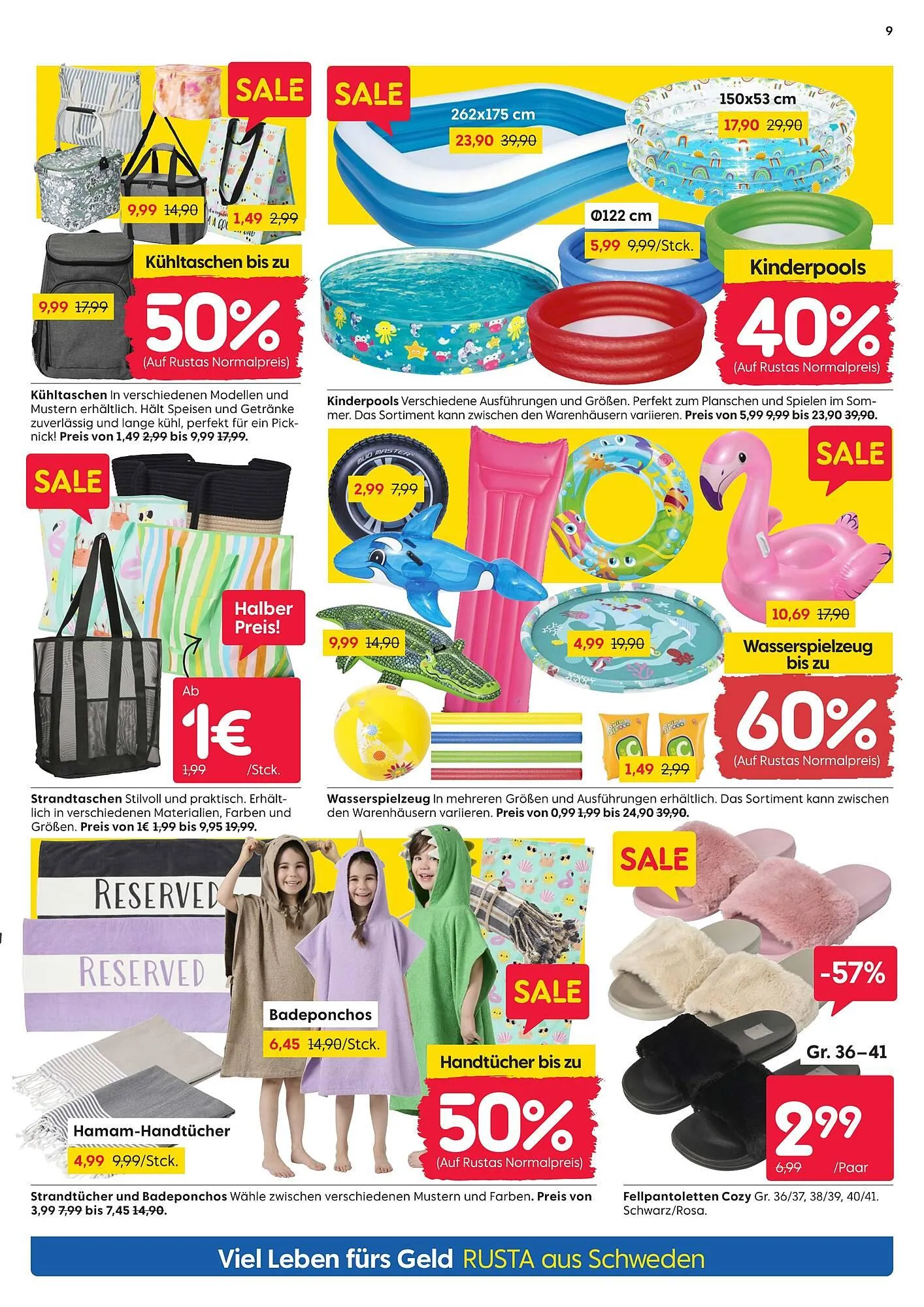 Rusta Prospekt von 7. Juli bis 12. Juli 2025 - Prospekt seite 9