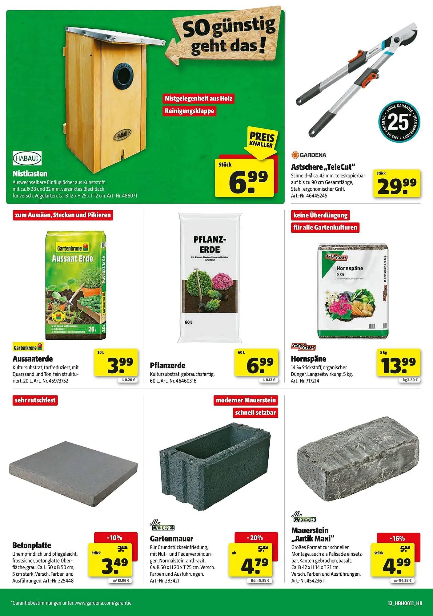 Hagebau Prospekt von 8. März bis 15. März 2025 - Prospekt seite 12