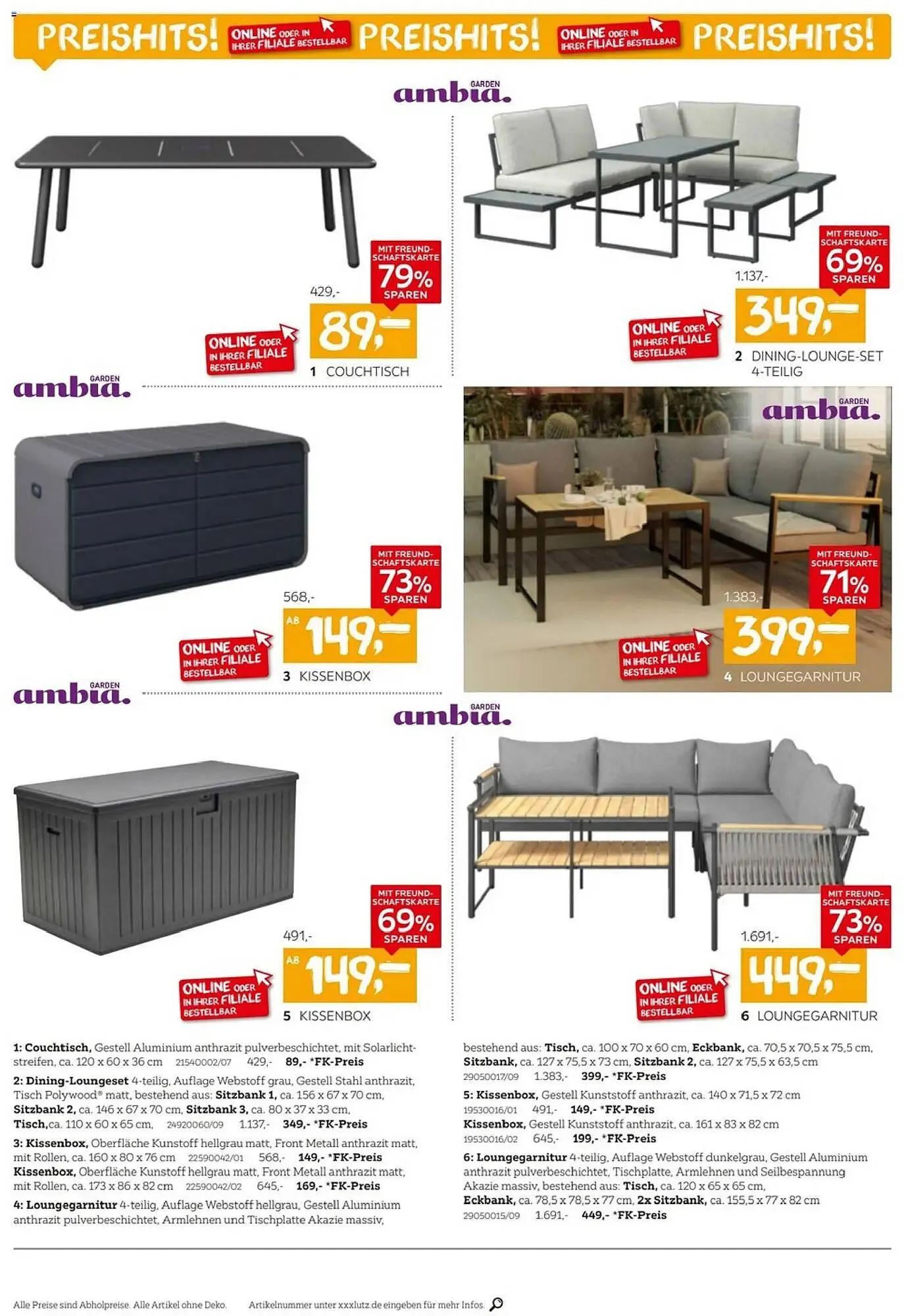 XXXLutz Prospekt von 22. März bis 4. April 2026 - Prospekt seite 4