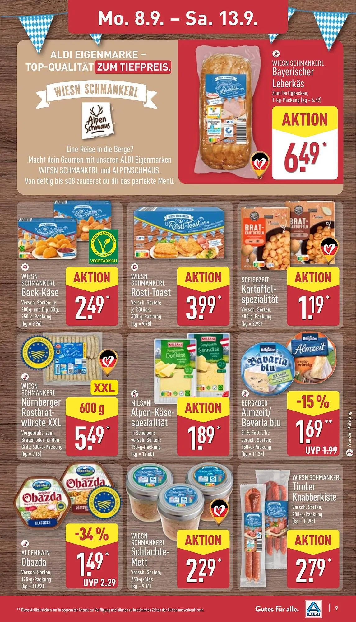 Aldi Nord Prospekt von 8. September bis 13. September 2025 - Prospekt seite 13