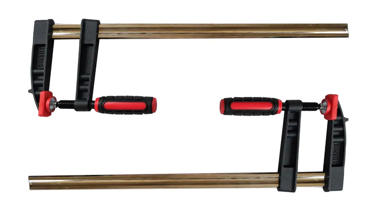 2x Profi Schraubzwinge 300x120 Zwinge Leimzwinge Klemmzwinge Temperguß