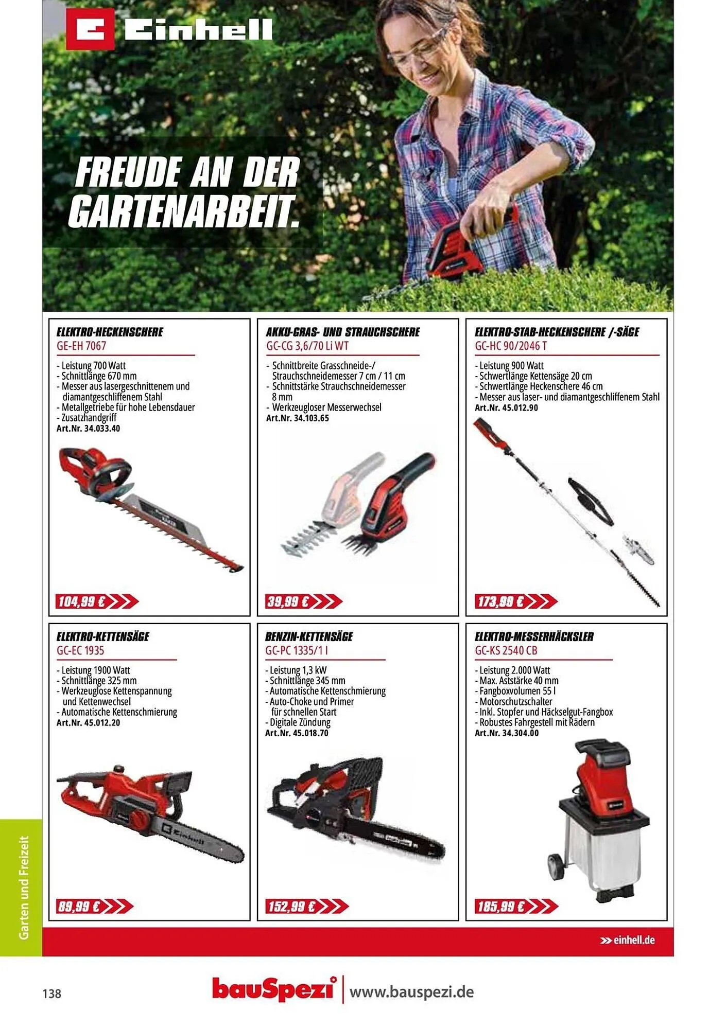 BauSpezi Prospekt von 15. April bis 31. Dezember 2026 - Prospekt seite 140