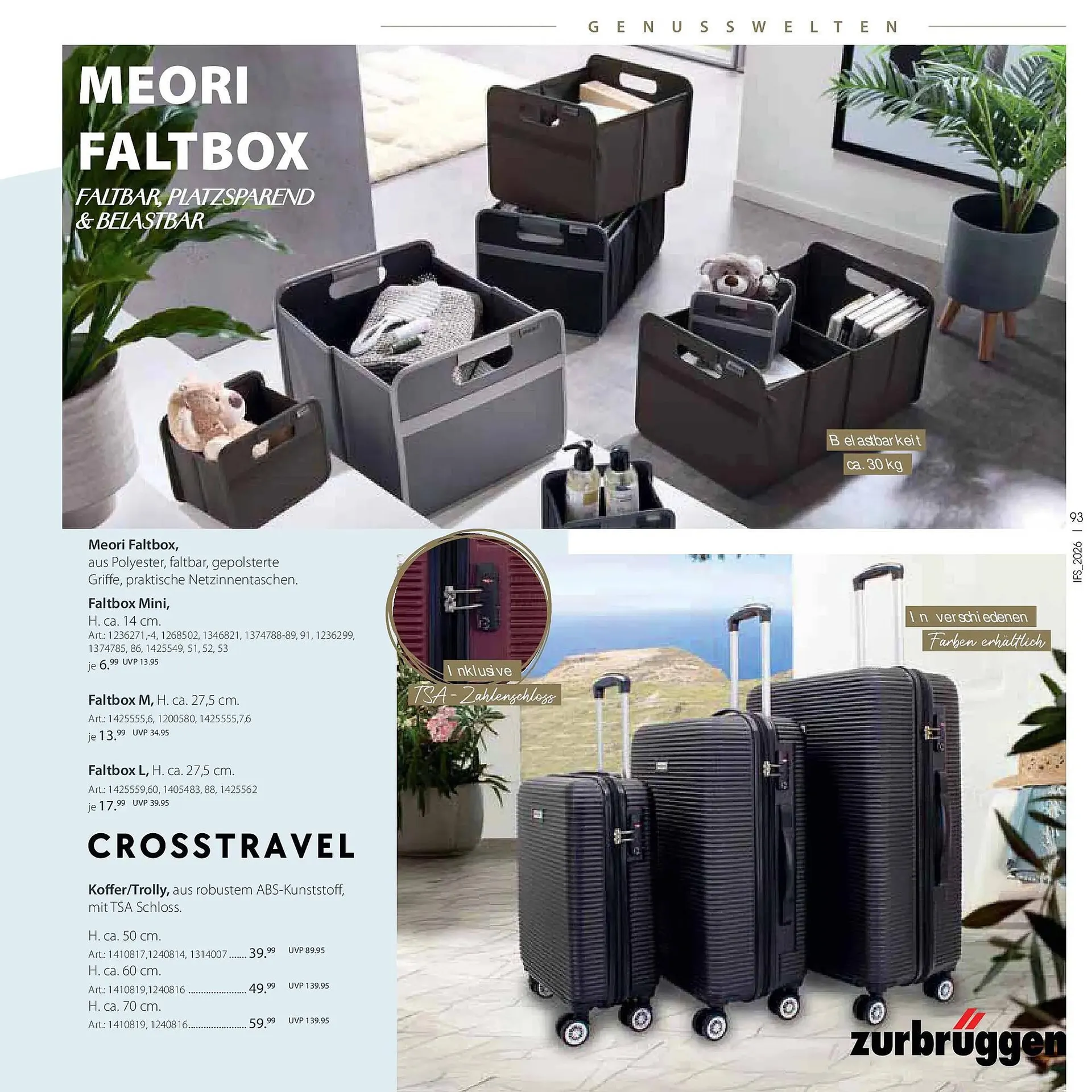 Zurbrüggen Prospekt von 14. April bis 26. September 2026 - Prospekt seite 91