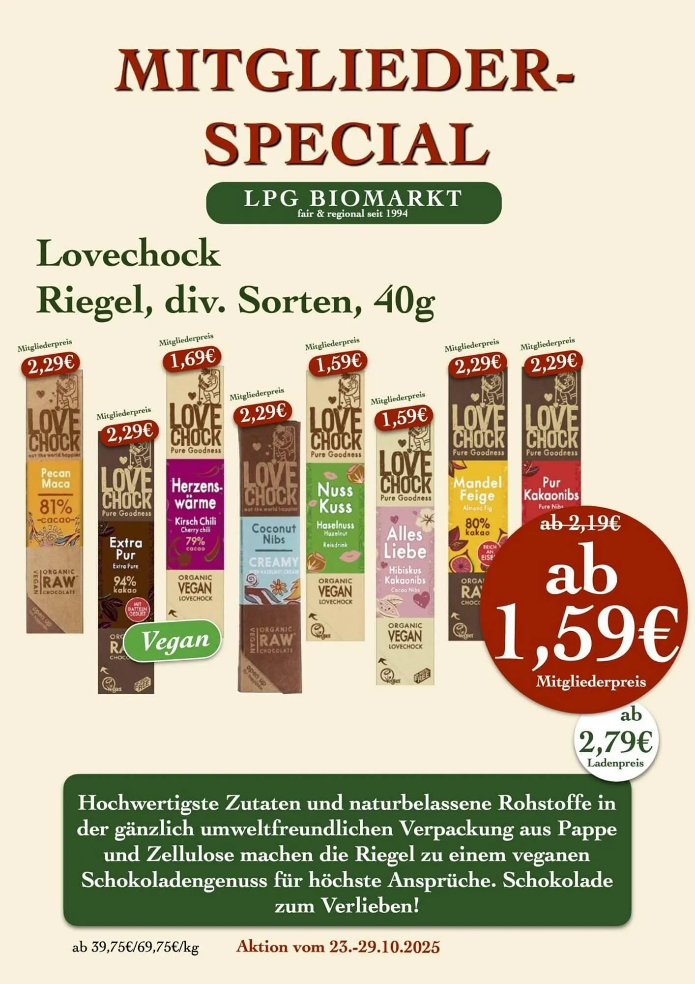 LPG Biomarkt Prospekt von 23. Oktober bis 29. Oktober 2025 - Prospekt seite 10