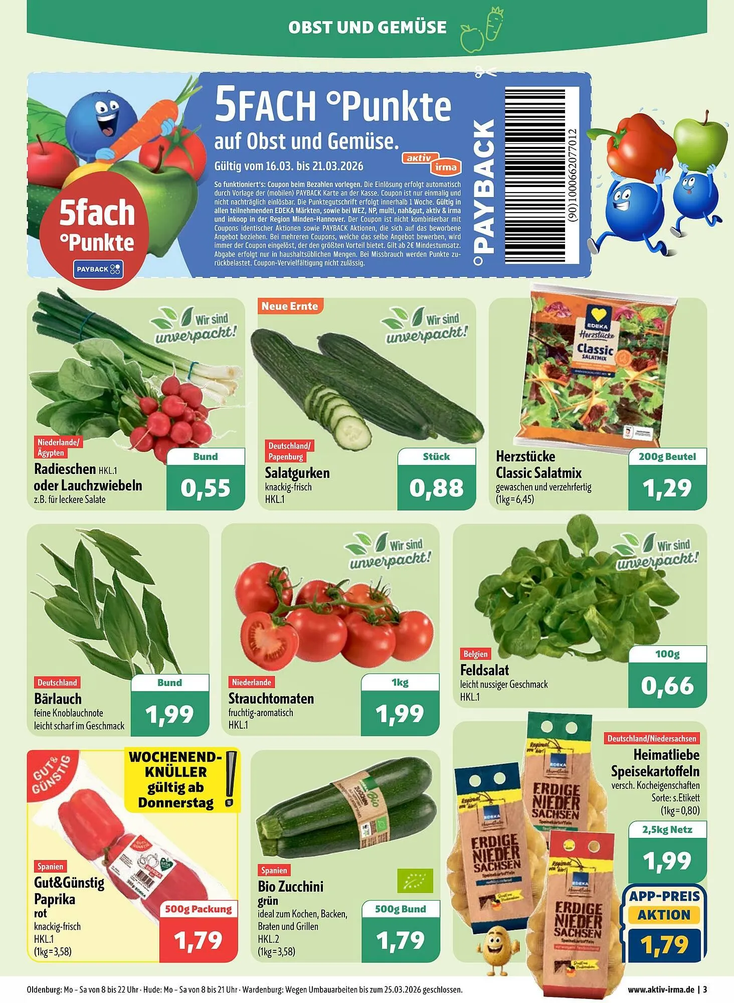 Aktiv Irma Prospekt von 16. März bis 21. März 2026 - Prospekt seite 3