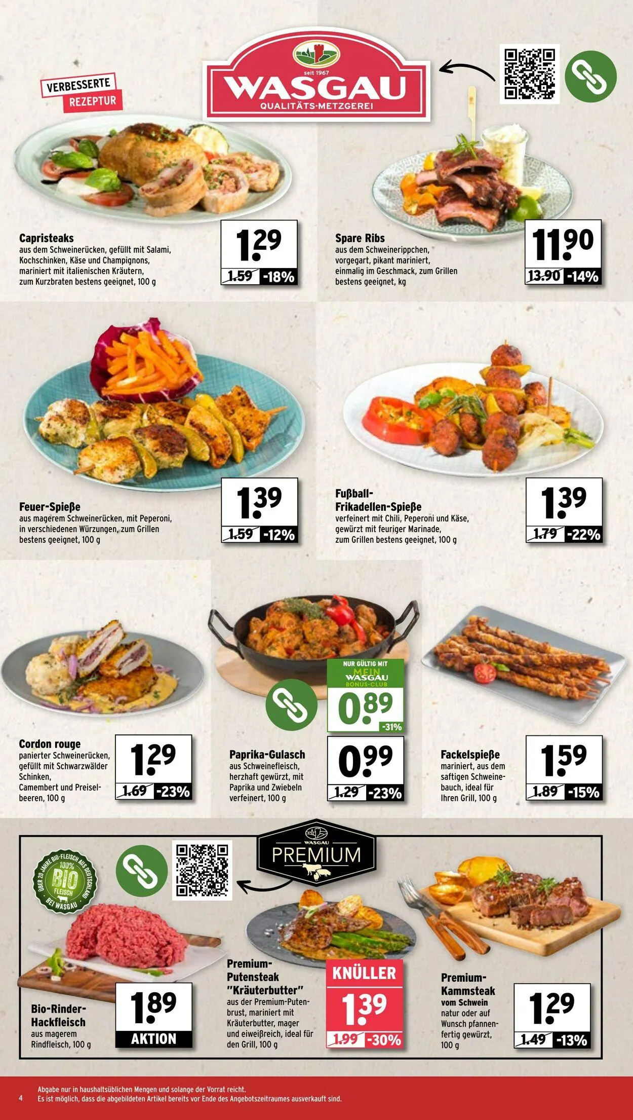 Wasgau von 19. Mai bis 24. Mai 2025 - Prospekt seite 4