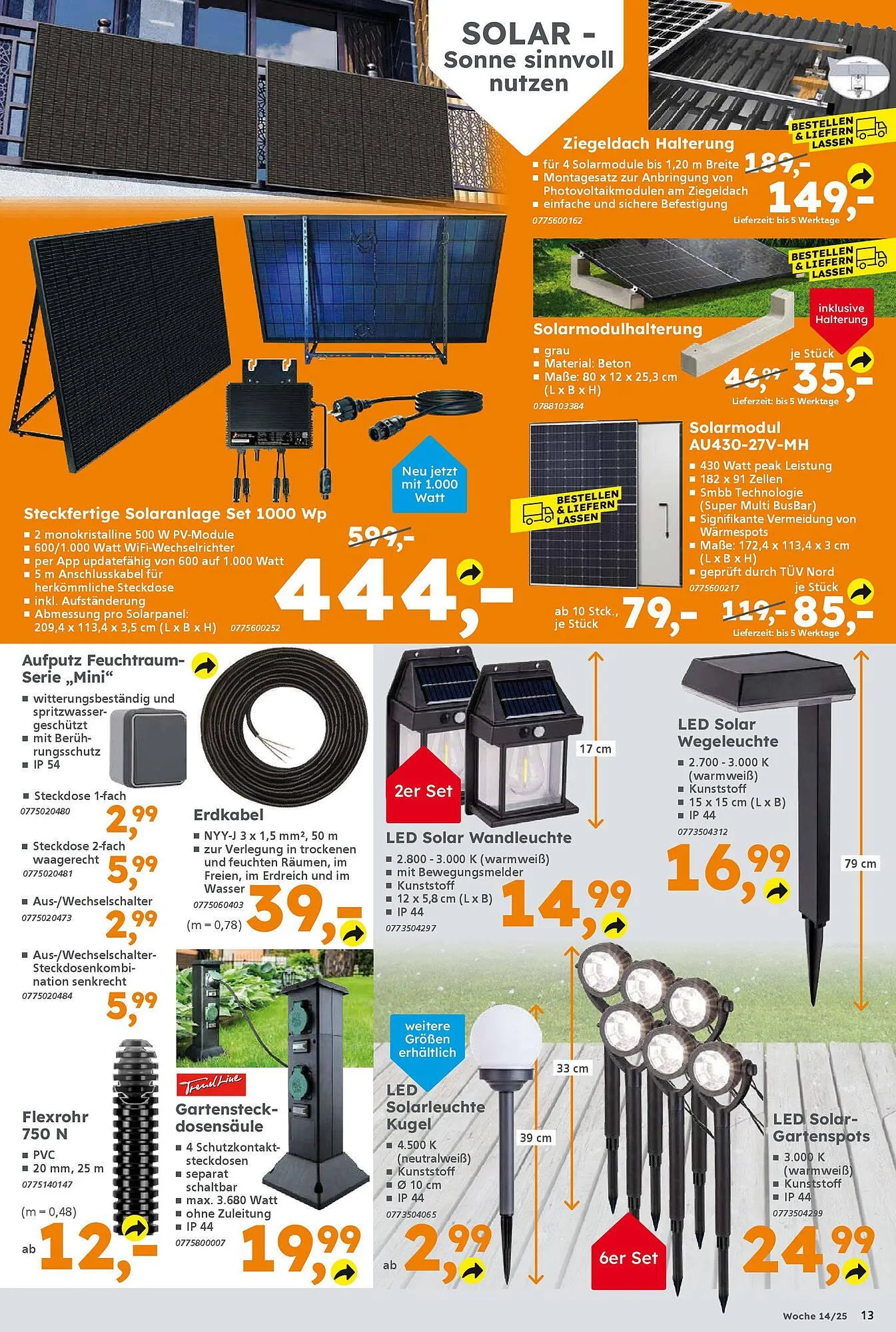 Globus Baumarkt Prospekt von 30. März bis 5. April 2025 - Prospekt seite 13