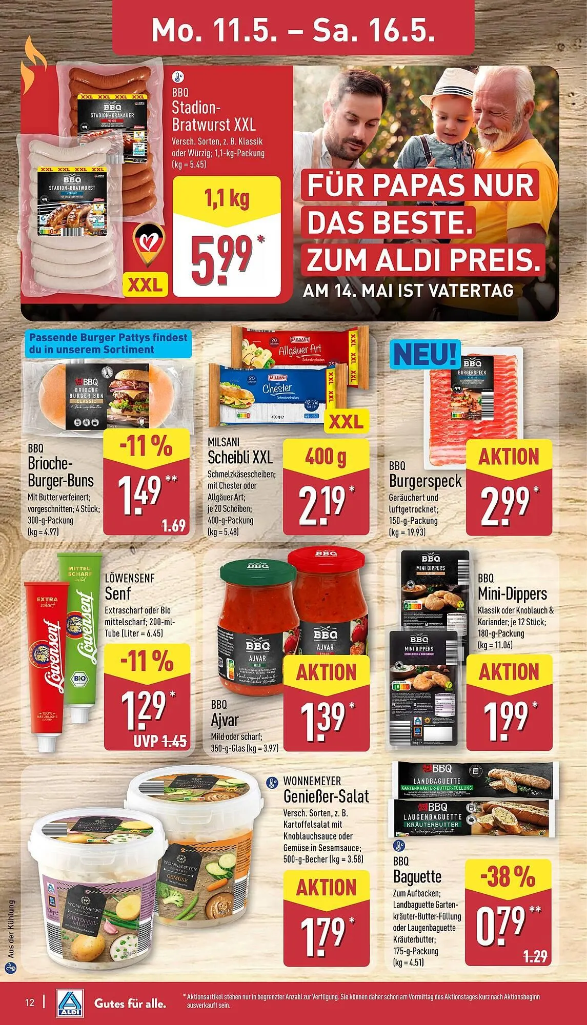 Aldi Nord Prospekt von 11. Mai bis 16. Mai 2026 - Prospekt seite 12
