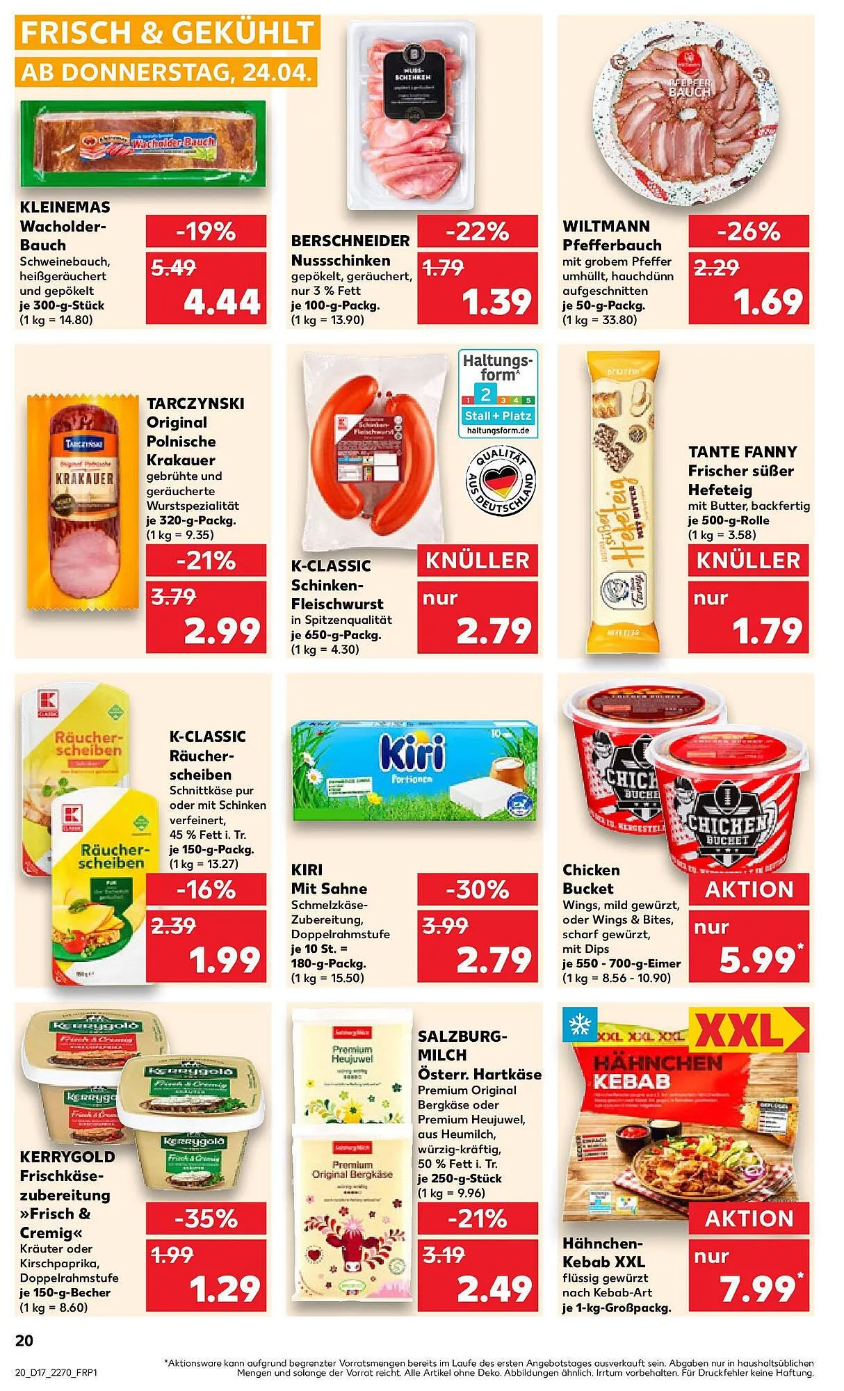 Kaufland Prospekt von 23. April bis 30. April 2025 - Prospekt seite 20