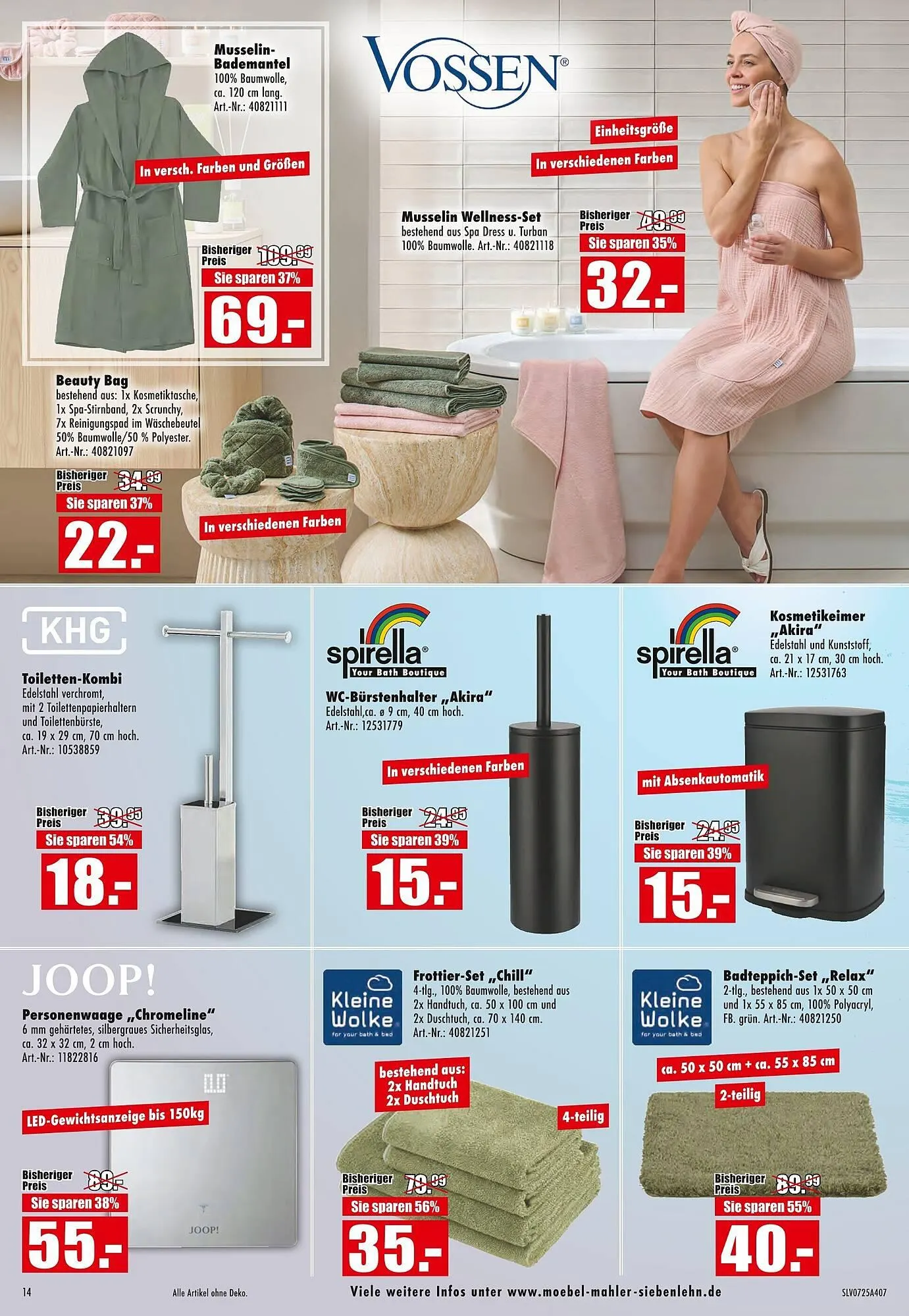 Möbel Mahler Prospekt von 13. August bis 26. August 2025 - Prospekt seite 14