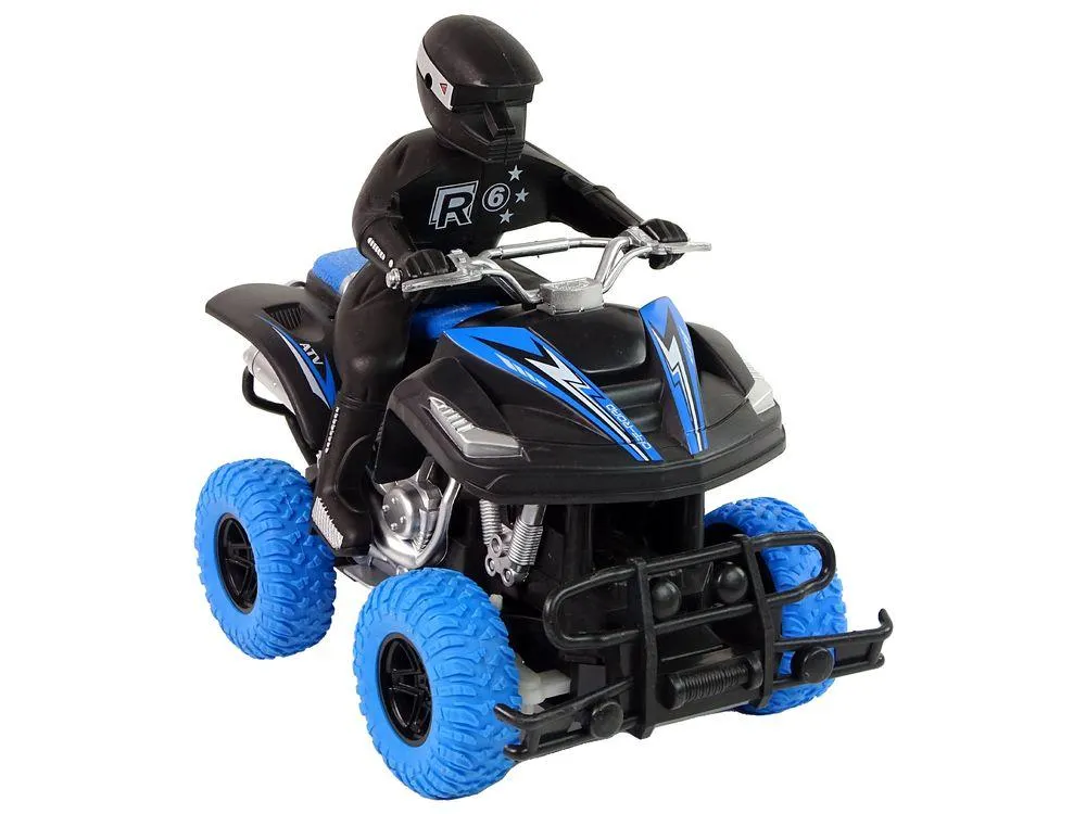 RC ferngesteuertes Quadbike mit Figur 2fa. 6xAA NE Farbe: Blau