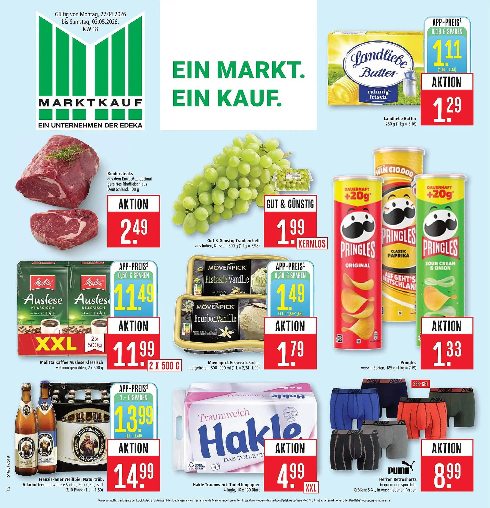Marktkauf Prospekt von 27. April bis 2. Mai 2026 - Prospekt seite 1