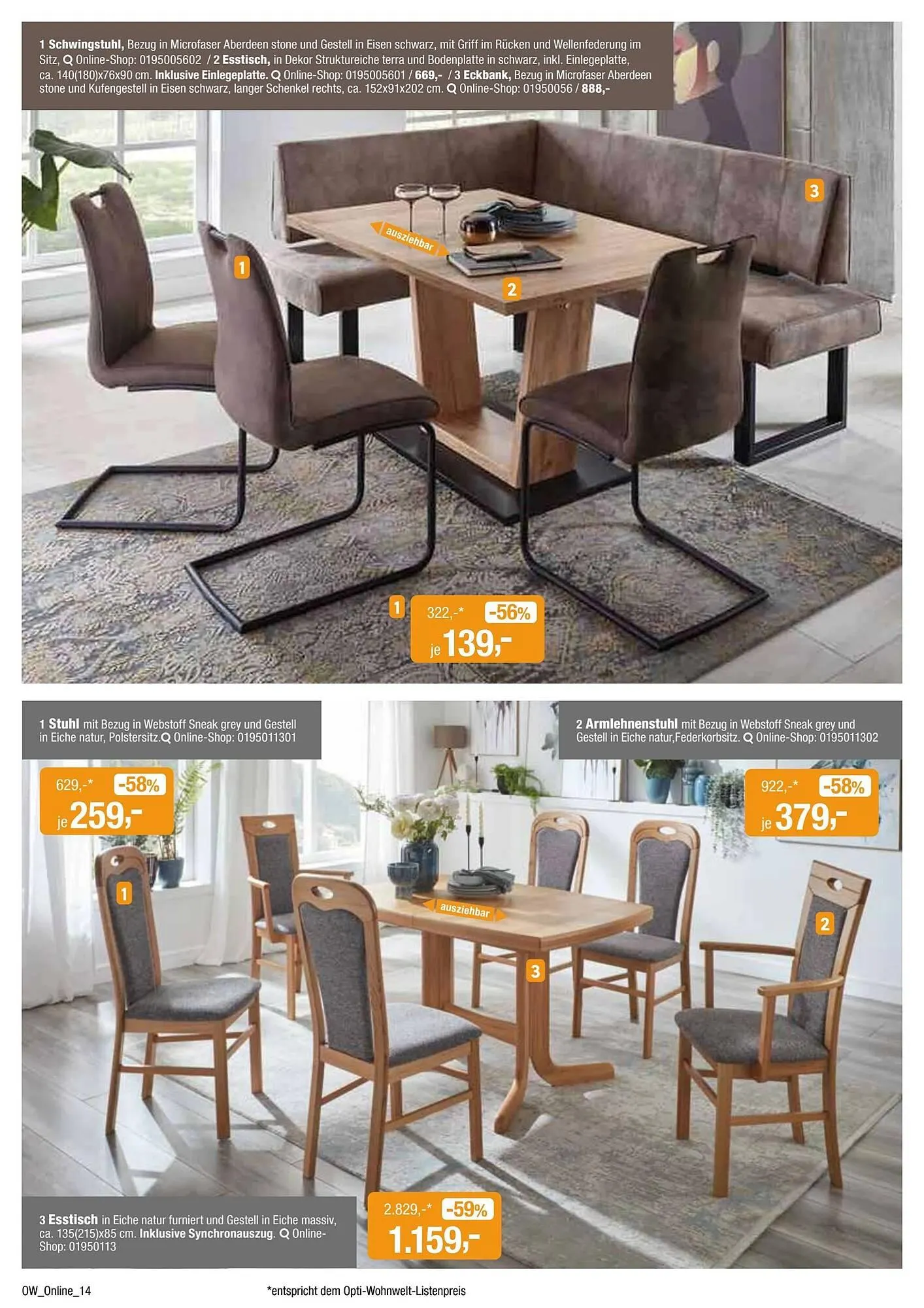 Opti Wohnwelt Prospekt von 13. April bis 24. April 2025 - Prospekt seite 14