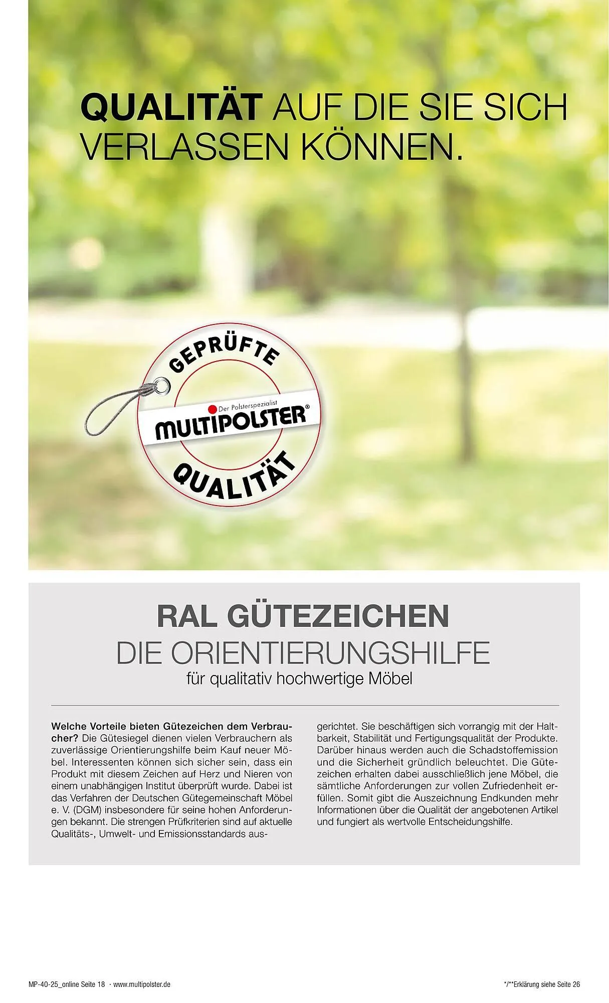 Multipolster Prospekt von 1. Oktober bis 31. Oktober 2025 - Prospekt seite 18