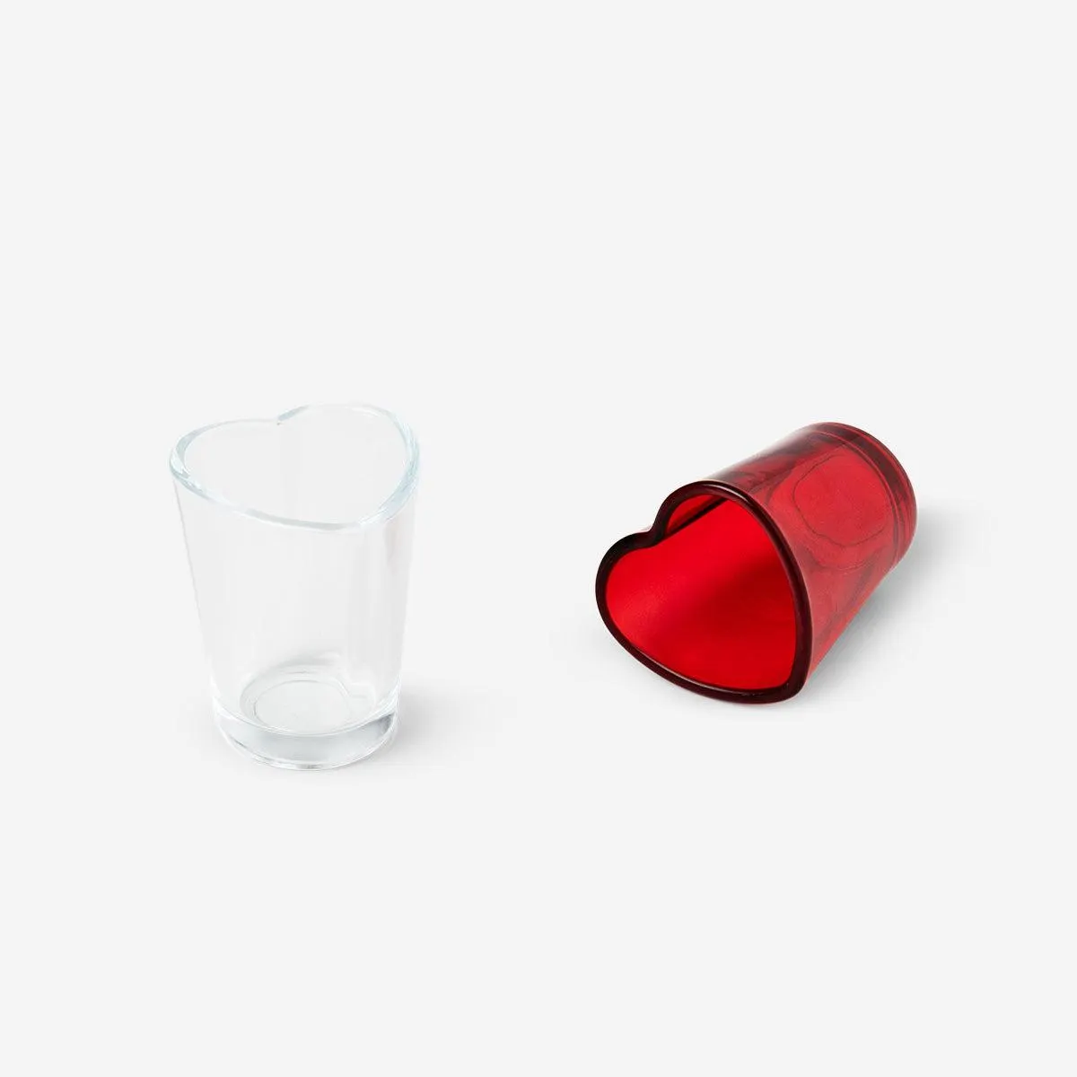 Heart shot glasses - 2 pcs