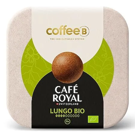 CoffeeB by Café Royal Bio Lungo 9 Coffee Balls, 51 g