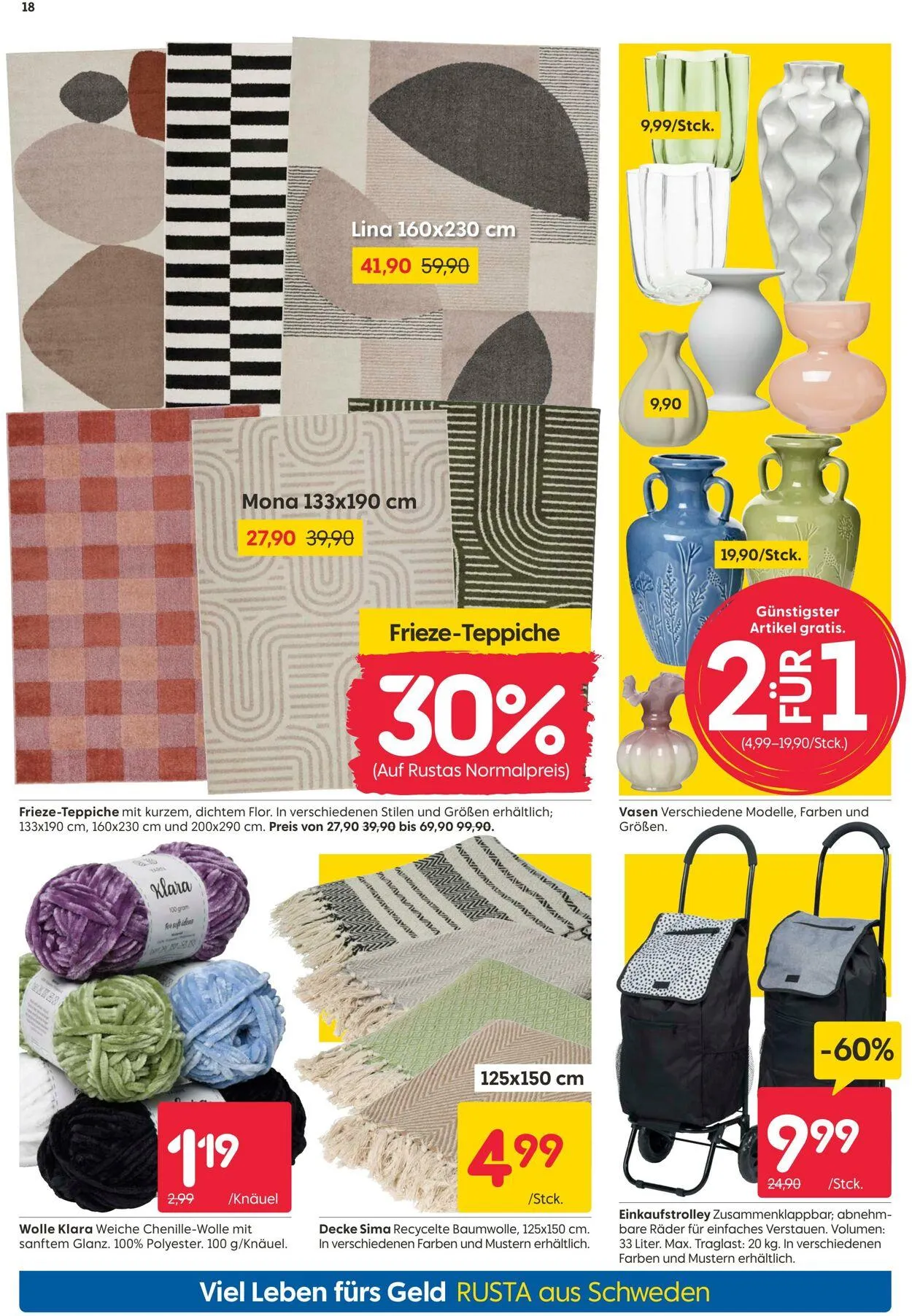 Rusta Aktueller Prospekt von 24. April bis 8. Mai 2025 - Prospekt seite 18