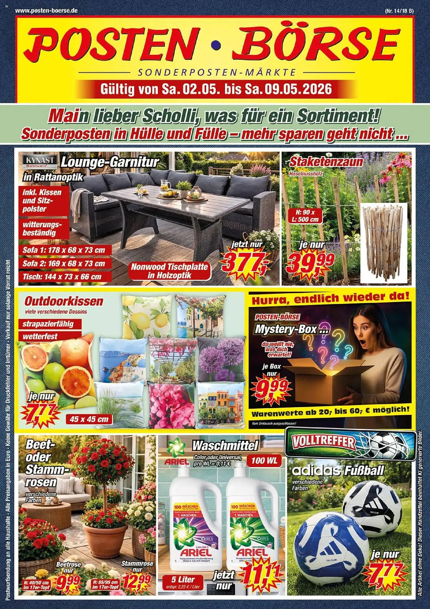 Posten Börse Prospekt von 2. Mai bis 9. Mai 2026 - Prospekt seite 1