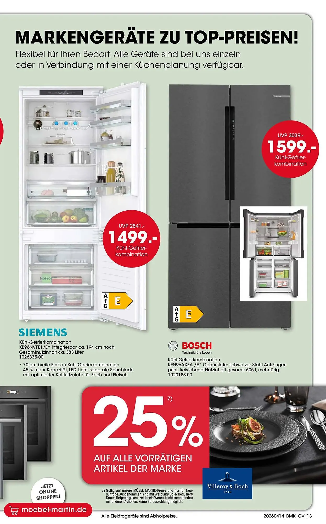 Möbel Martin Prospekt von 13. April bis 30. April 2026 - Prospekt seite 13